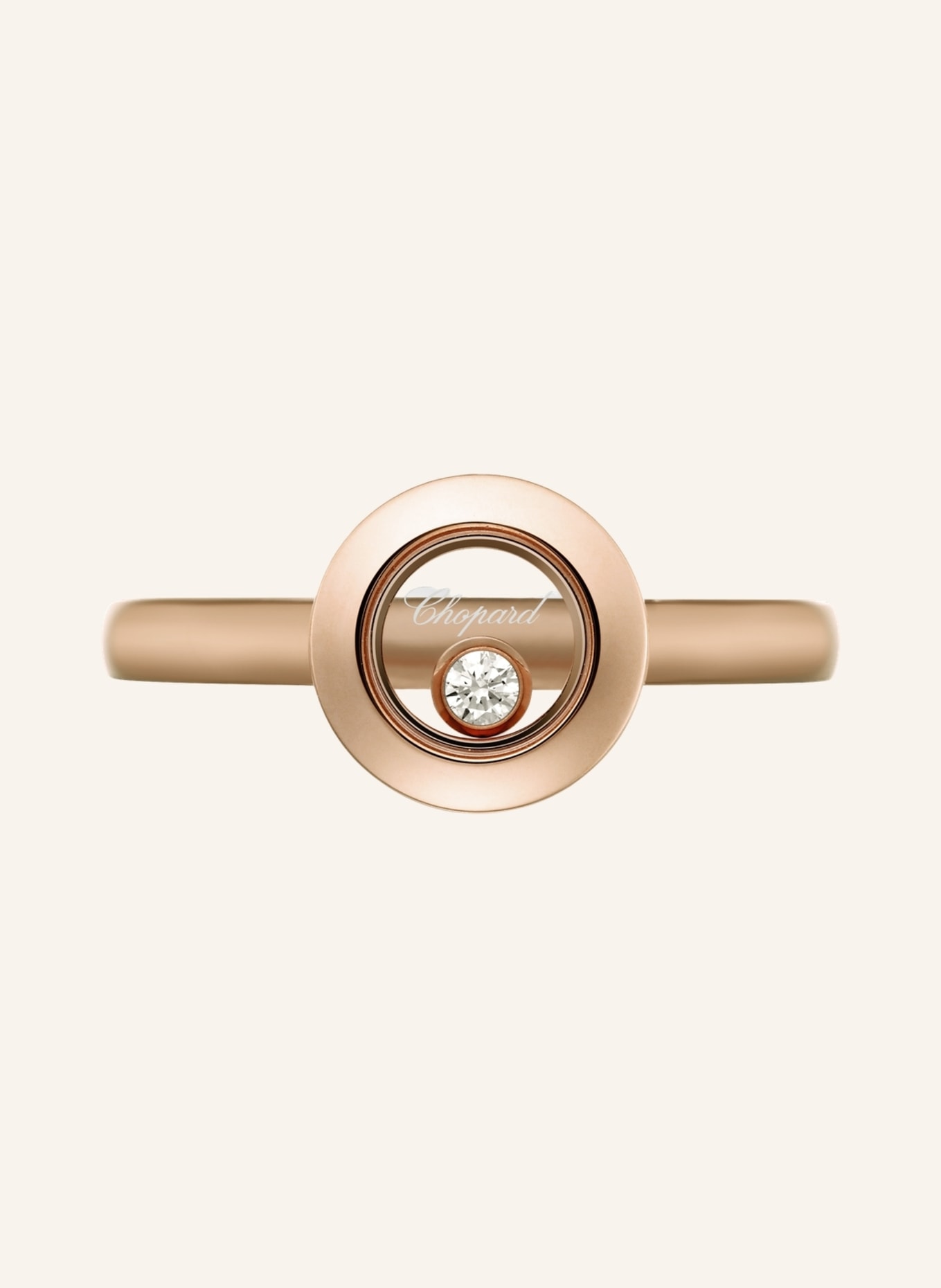 Chopard Ring HAPPY DIAMONDS ICONS Ring aus 18 Karat Roségold und Diamanten, Farbe: ROSÉGOLD (Bild 1)