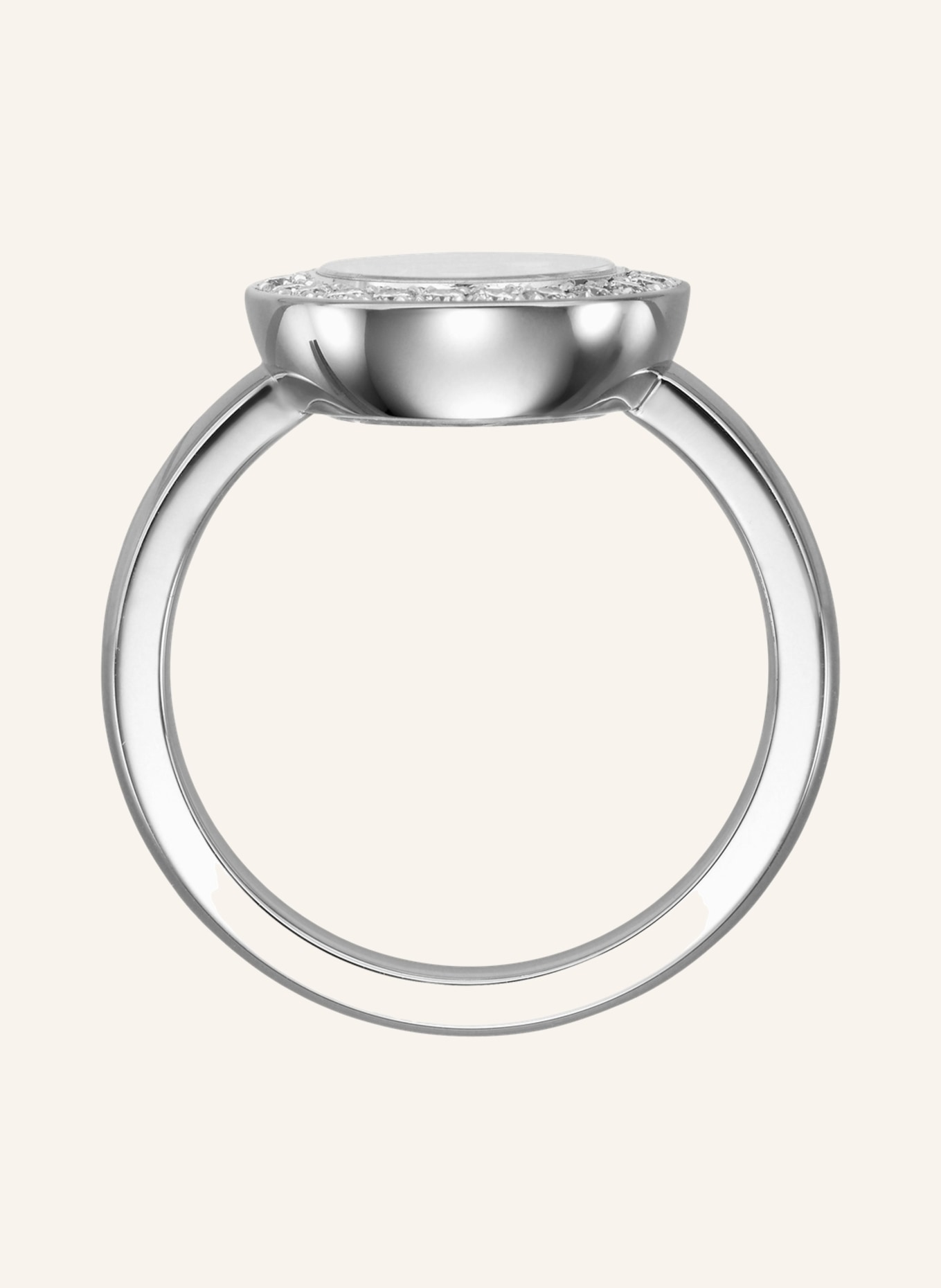 Chopard Ring HAPPY DIAMONDS ICONS Ring aus 18 Karat Weißgold und Diamanten, Farbe: WEISSGOLD (Bild 3)