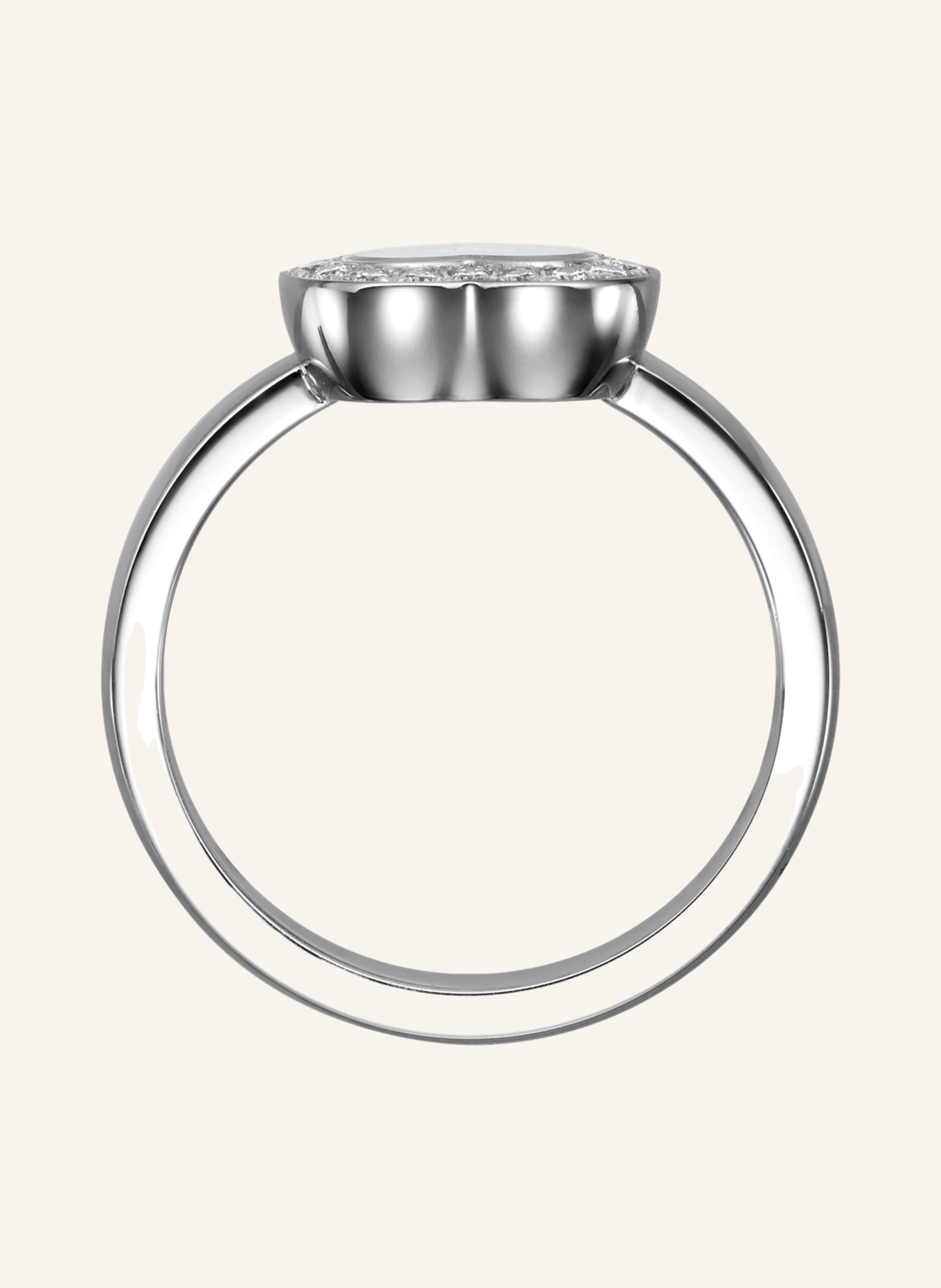 Chopard Ring HAPPY DIAMONDS ICONS Ring aus 18 Karat Weißgold und Diamanten, Farbe: WEISSGOLD (Bild 3)