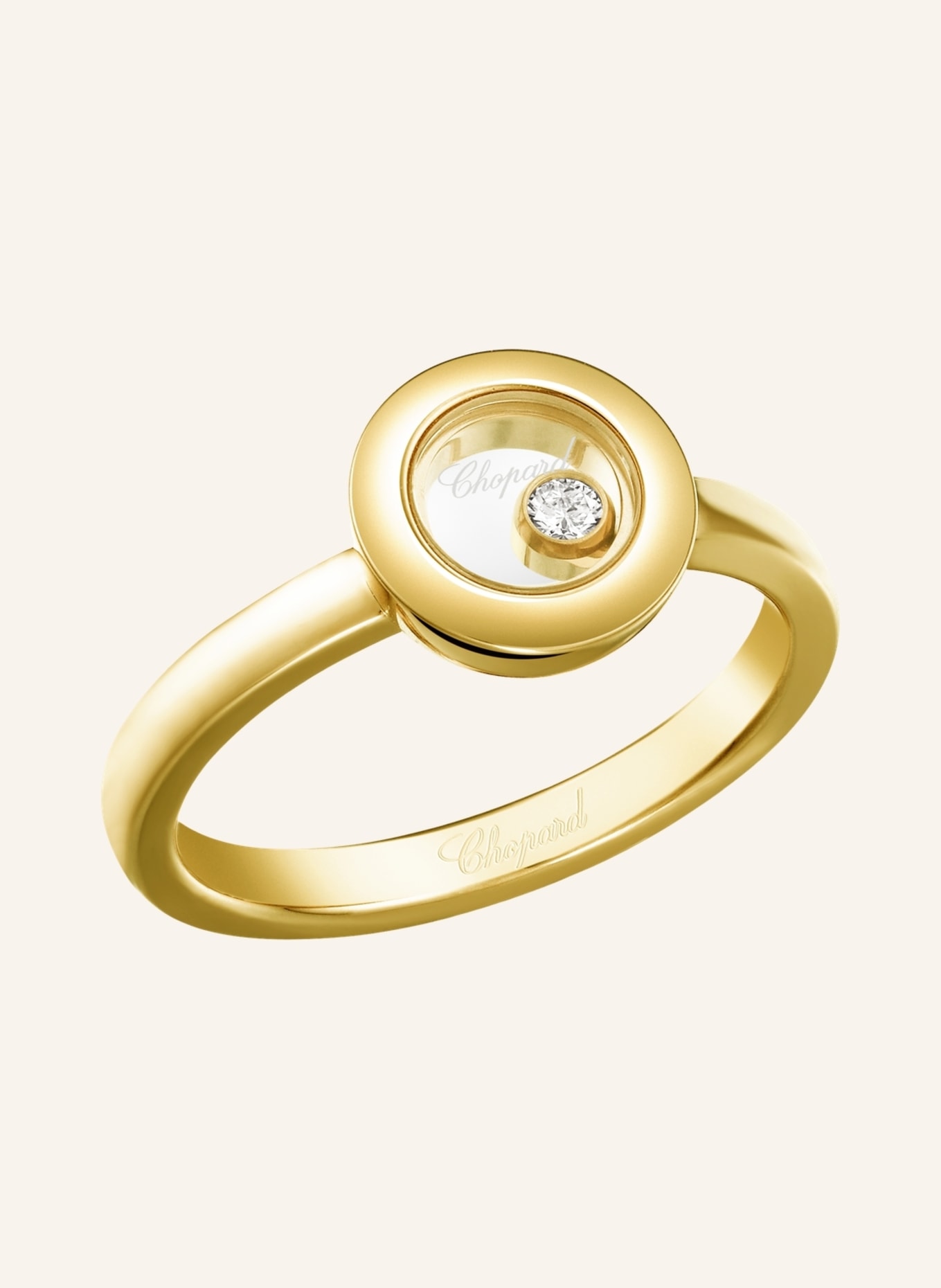 Chopard Ring HAPPY DIAMONDS ICONS Ring aus 18 Karat Gelbgold und Diamanten, Farbe: GOLD (Bild 2)