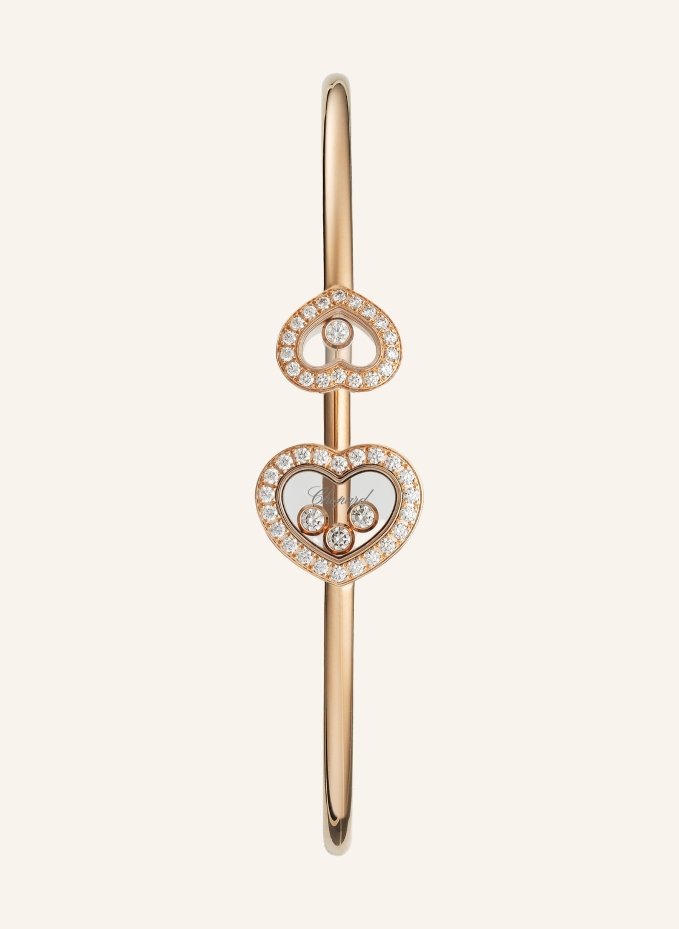 Chopard Armreif HAPPY DIAMONDS ICONS Armreif aus 18 Karat Roségold und Diamanten, Farbe: ROSÉGOLD (Bild 2)