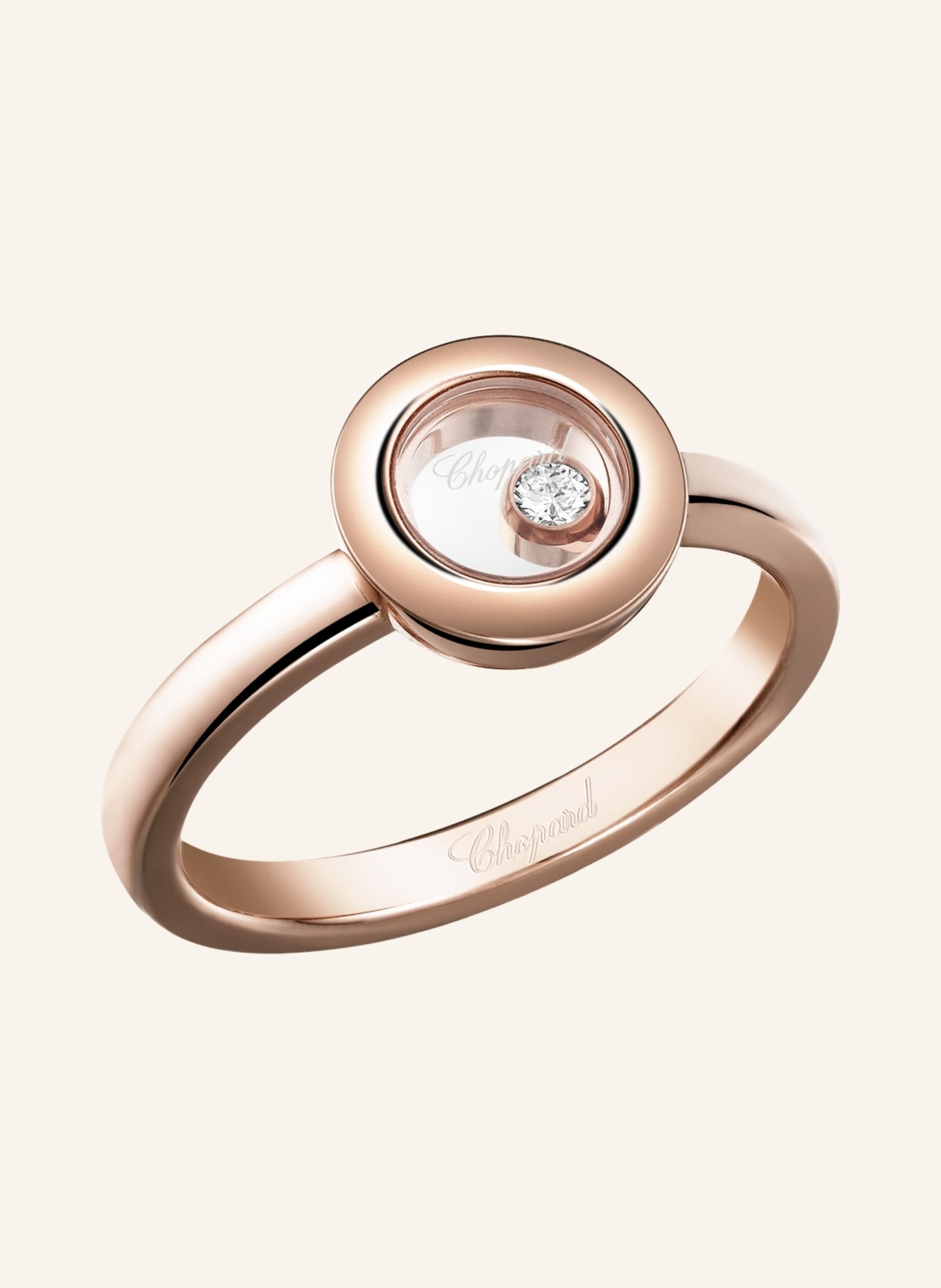 Chopard Ring HAPPY DIAMONDS ICONS Ring aus 18 Karat Roségold und Diamanten, Farbe: ROSÉGOLD (Bild 2)