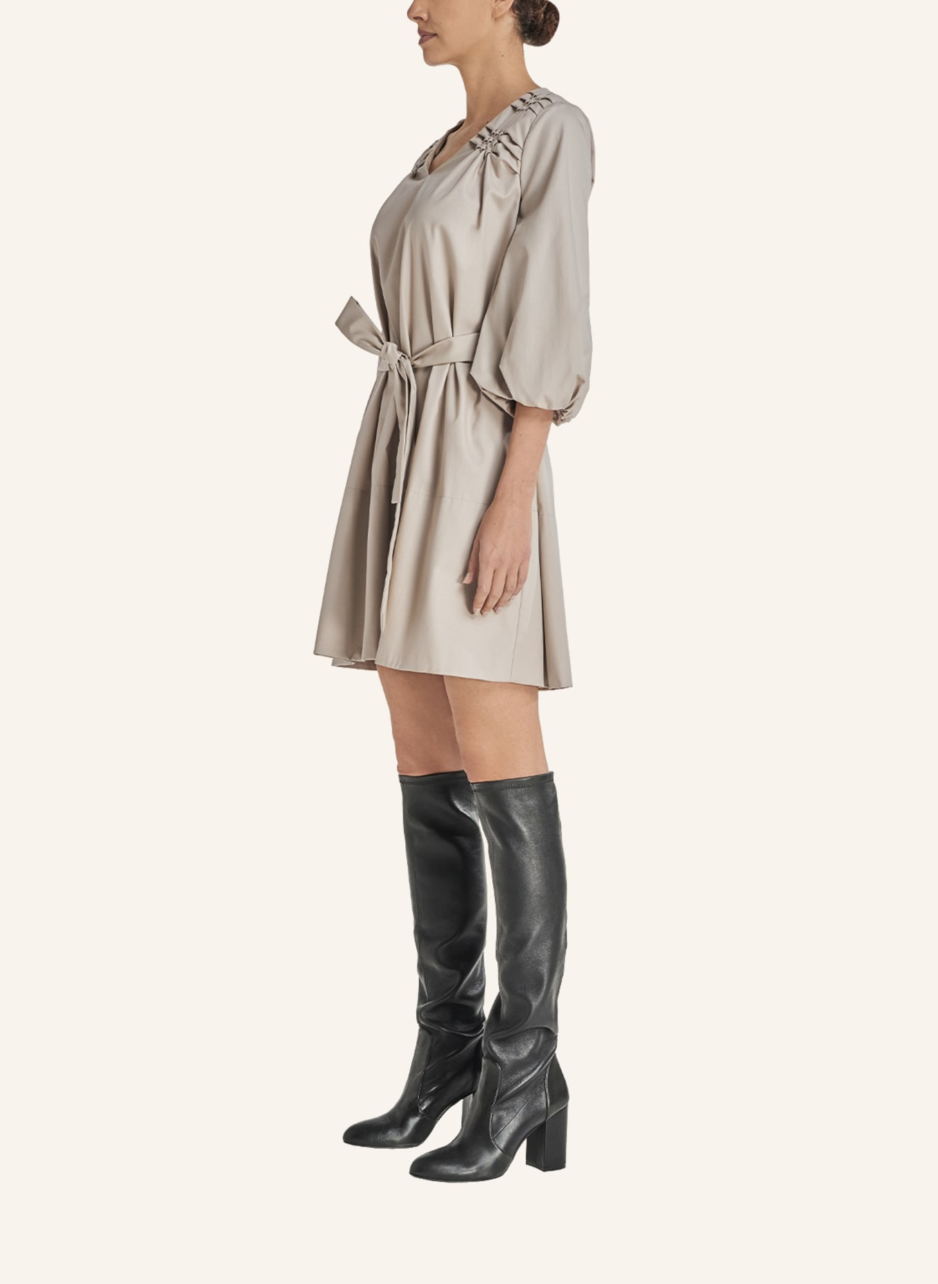 ARMARGENTUM Kleid KARUMI, Farbe: TAUPE (Bild 3)