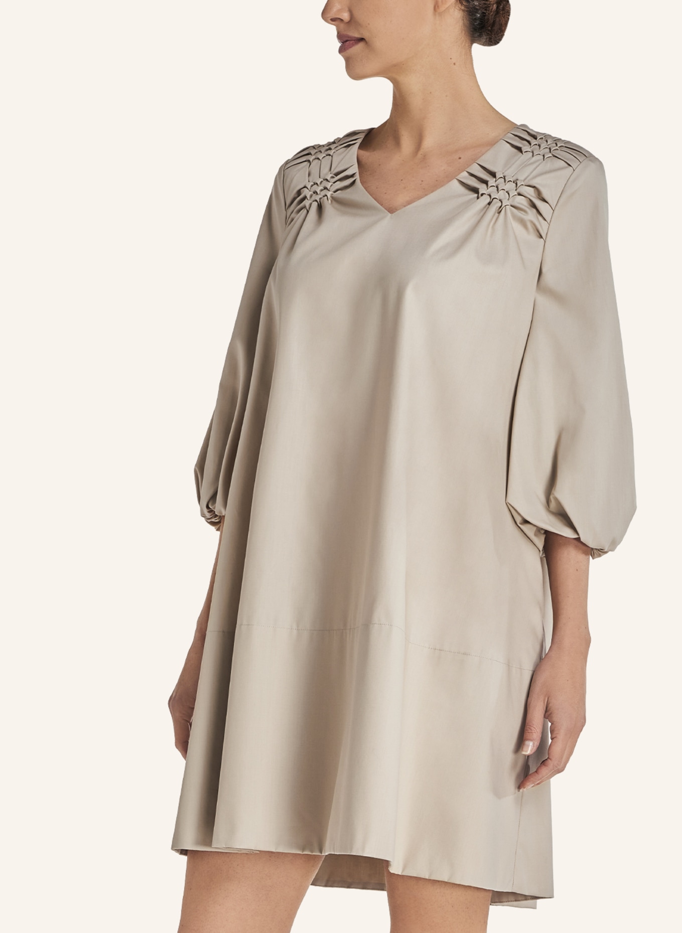 ARMARGENTUM Kleid KARUMI, Farbe: TAUPE (Bild 4)