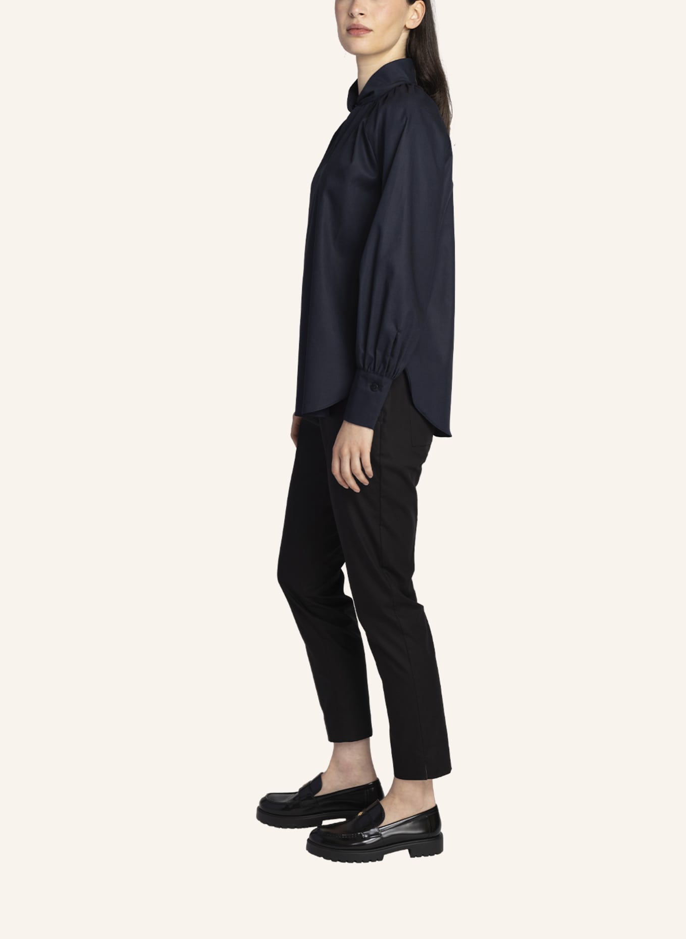 ARMARGENTUM Bluse MILANA: DUNKELBLAU