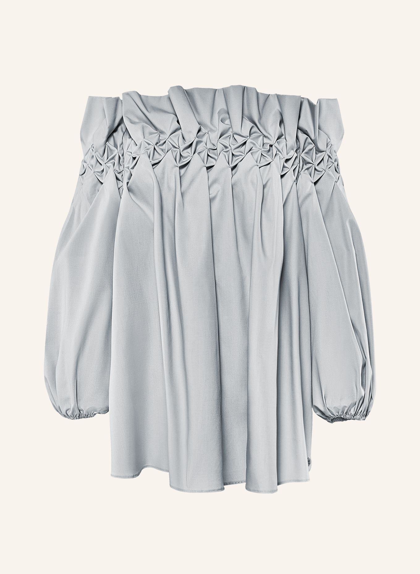 ARMARGENTUM Cold-Shoulder Bluse EUPHORIA mit 3/4-Arm: HELLBLAU