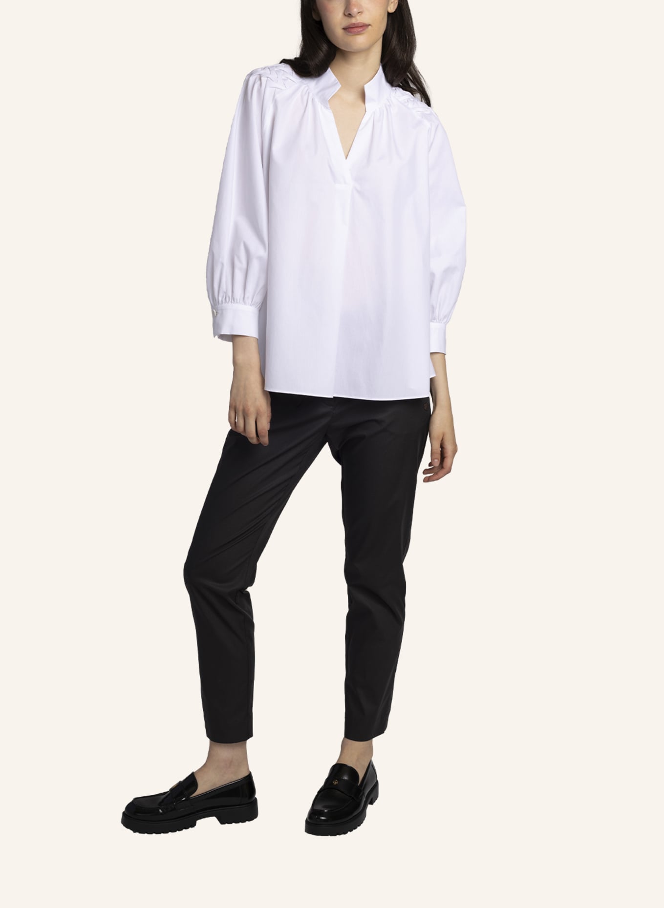 ARMARGENTUM Bluse MEDINA: WEISS