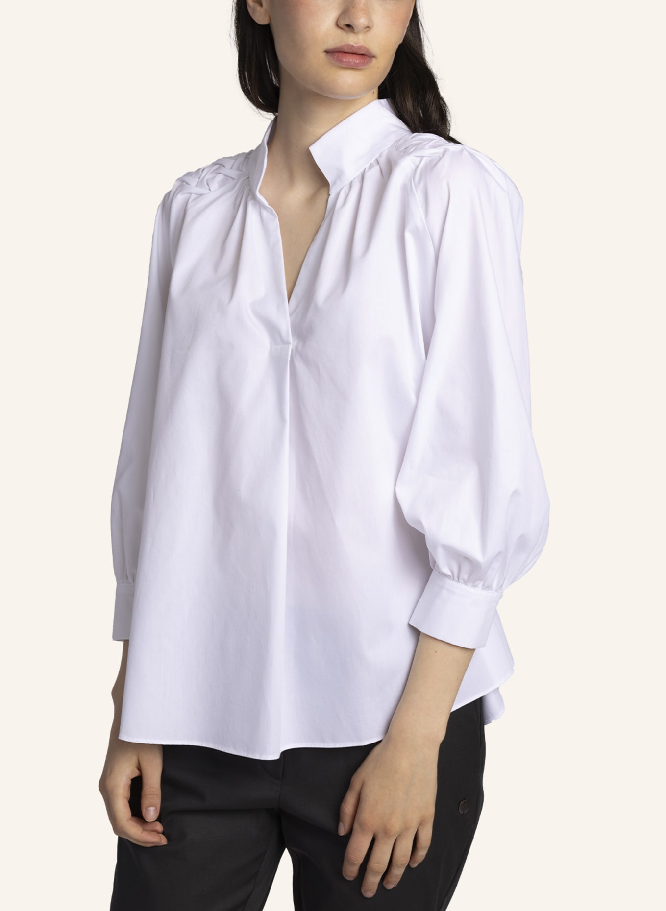 ARMARGENTUM Bluse MEDINA: WEISS