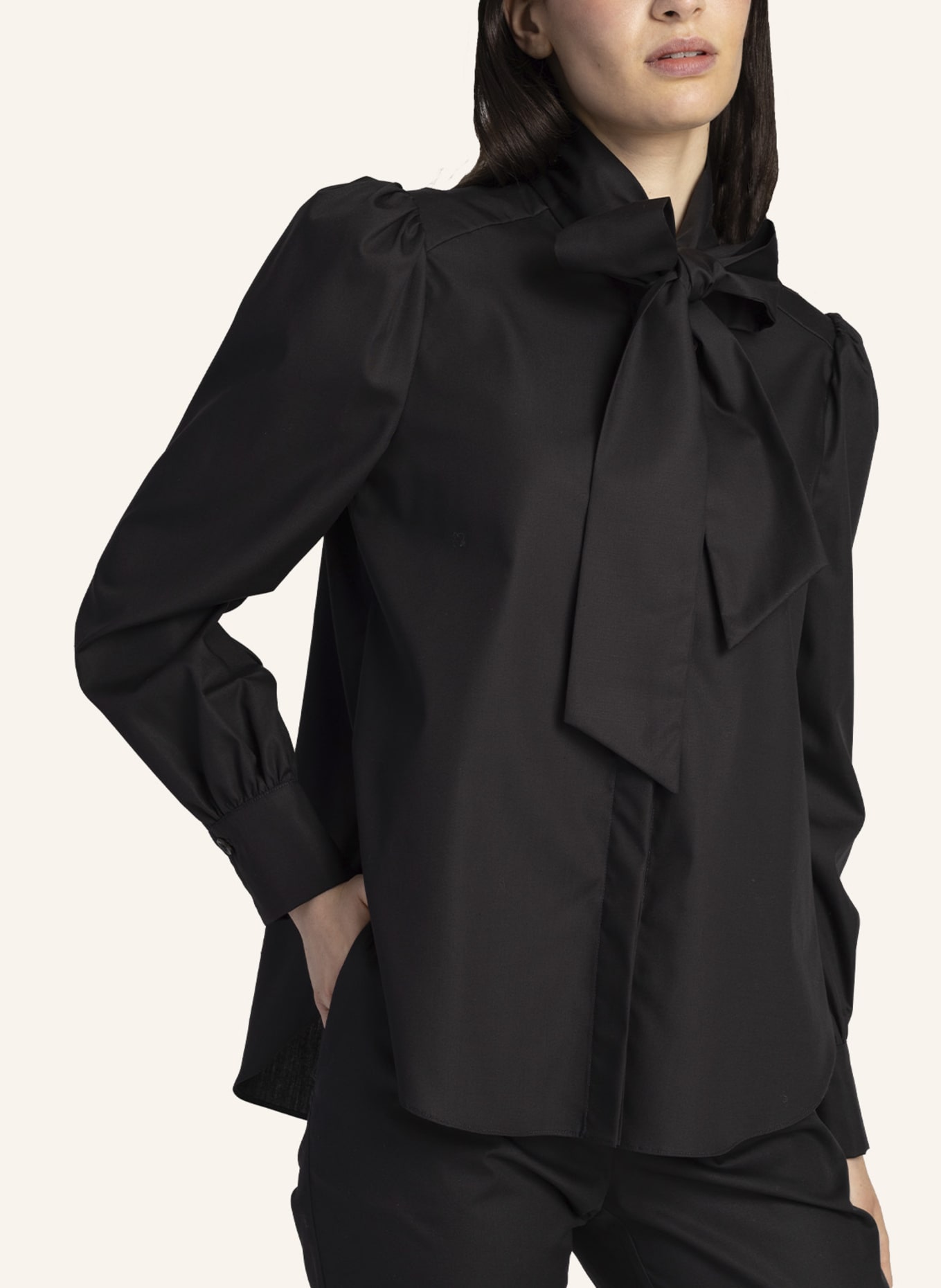 ARMARGENTUM Bluse MALIA: SCHWARZ