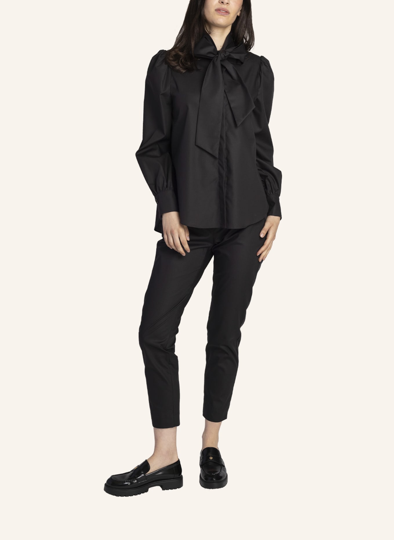 ARMARGENTUM Bluse MALIA: SCHWARZ