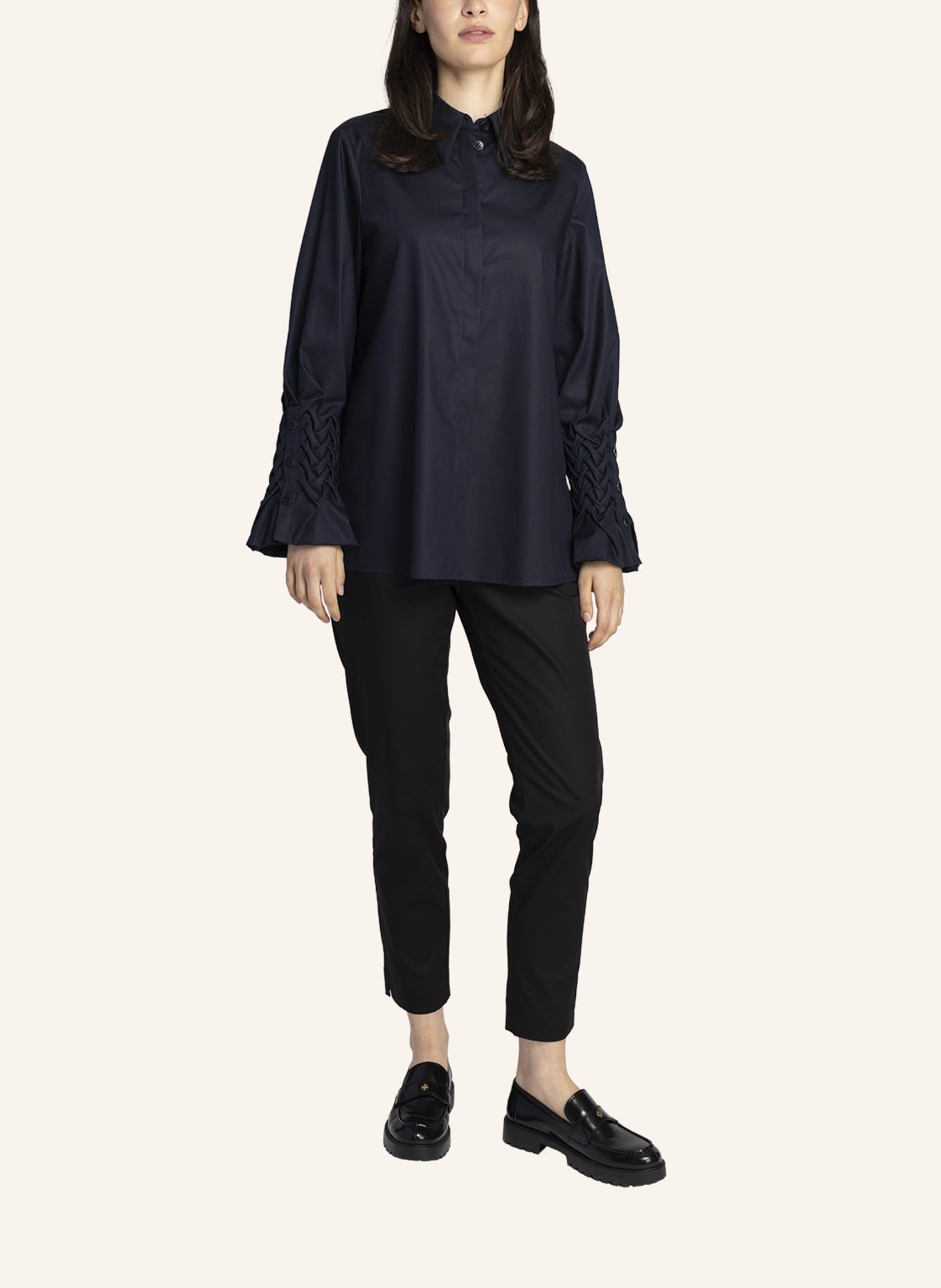 ARMARGENTUM Bluse MALOU: DUNKELBLAU