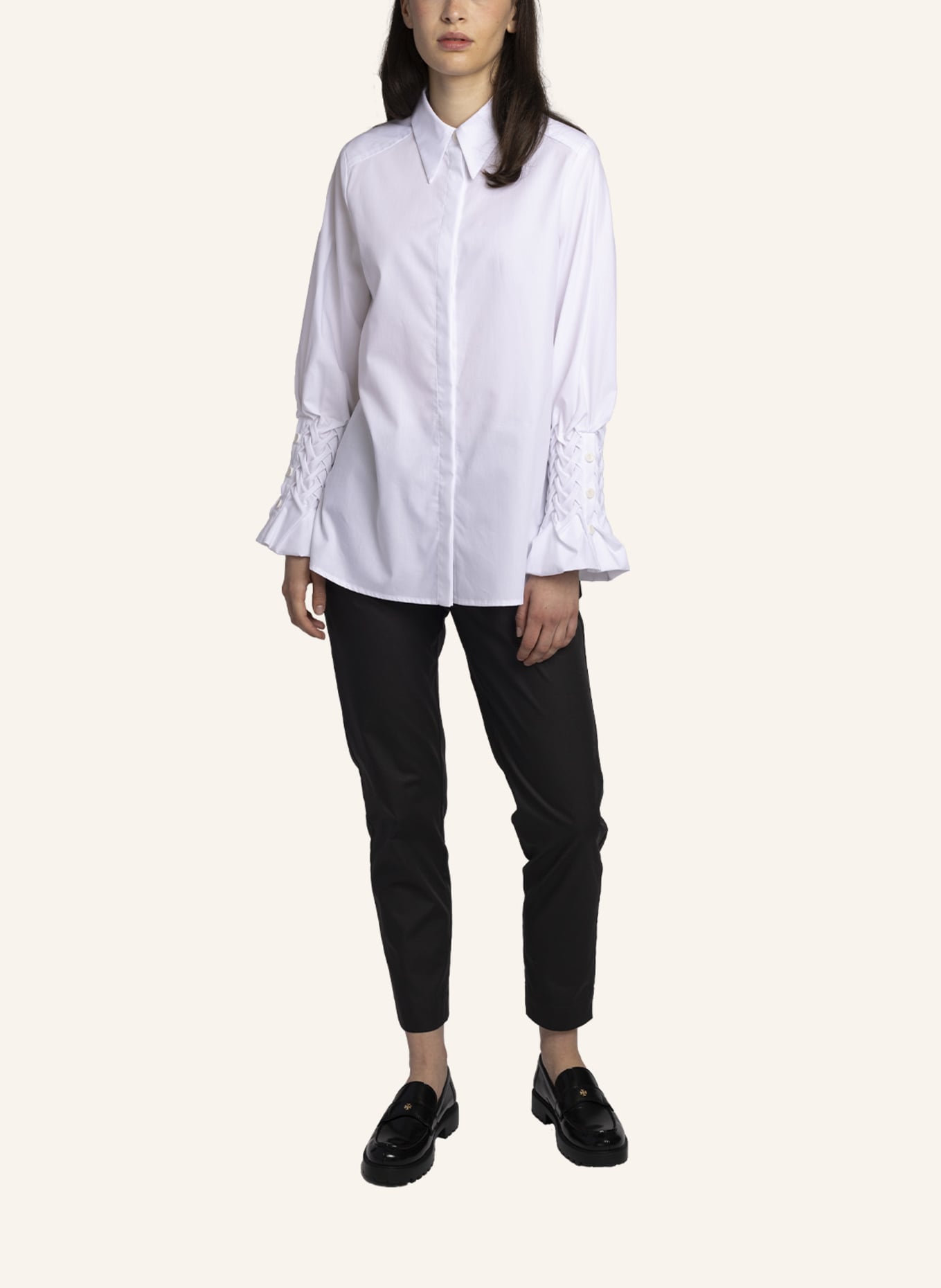 ARMARGENTUM Bluse MALOU: WEISS