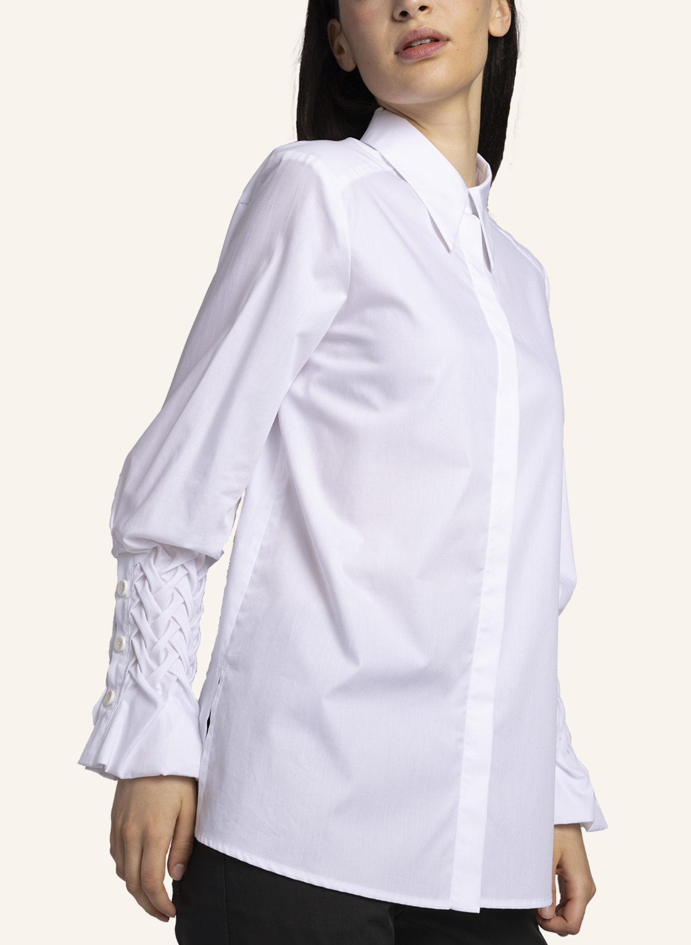 ARMARGENTUM Bluse MALOU: WEISS