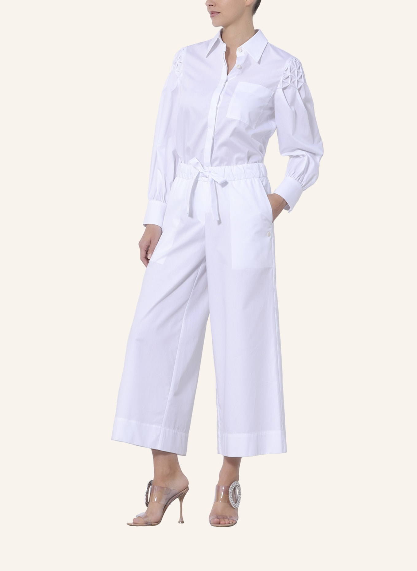 ARMARGENTUM Hose FEMI: WEISS