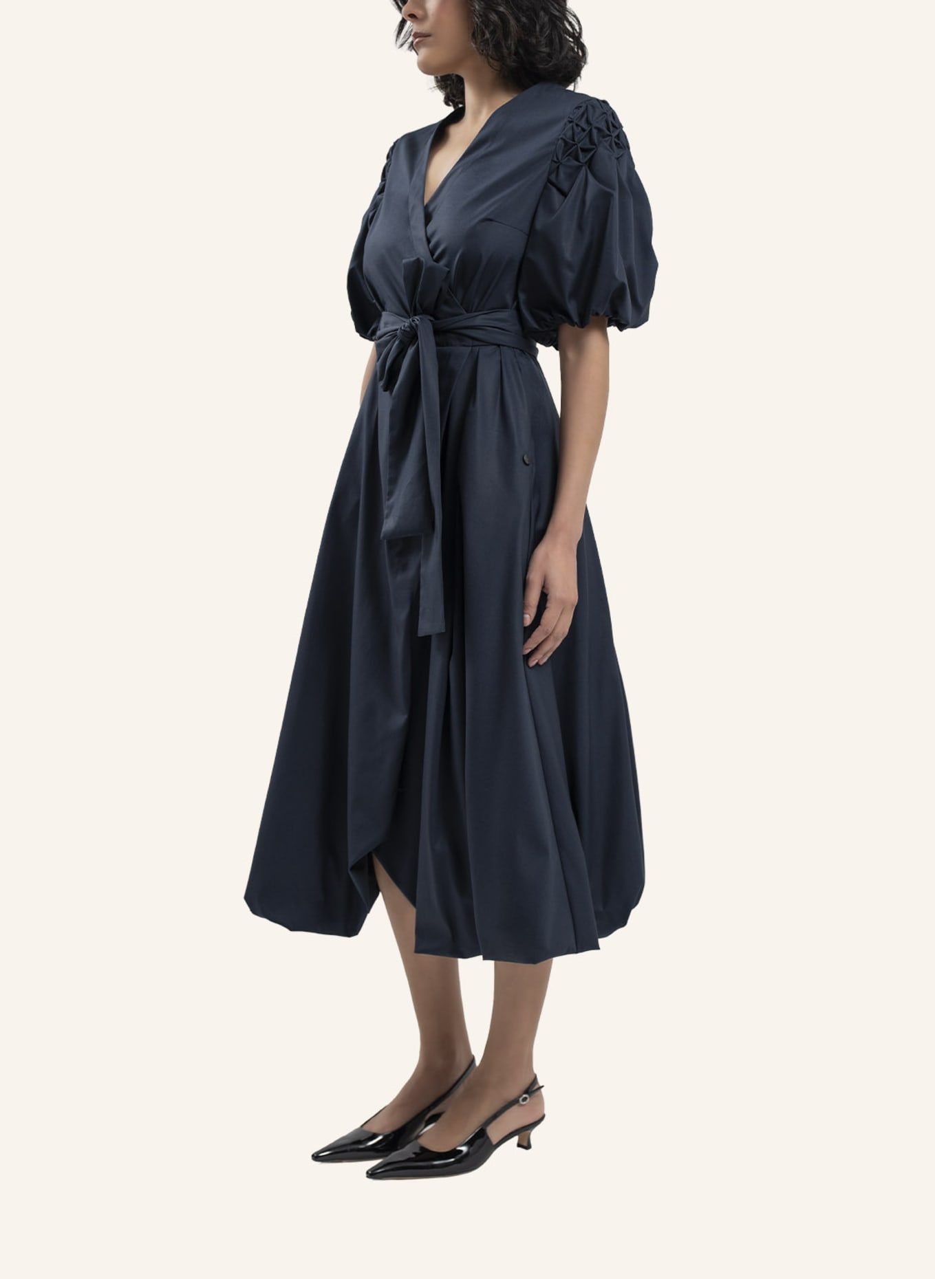 ARMARGENTUM Kleid NICOLETTE: DUNKELBLAU