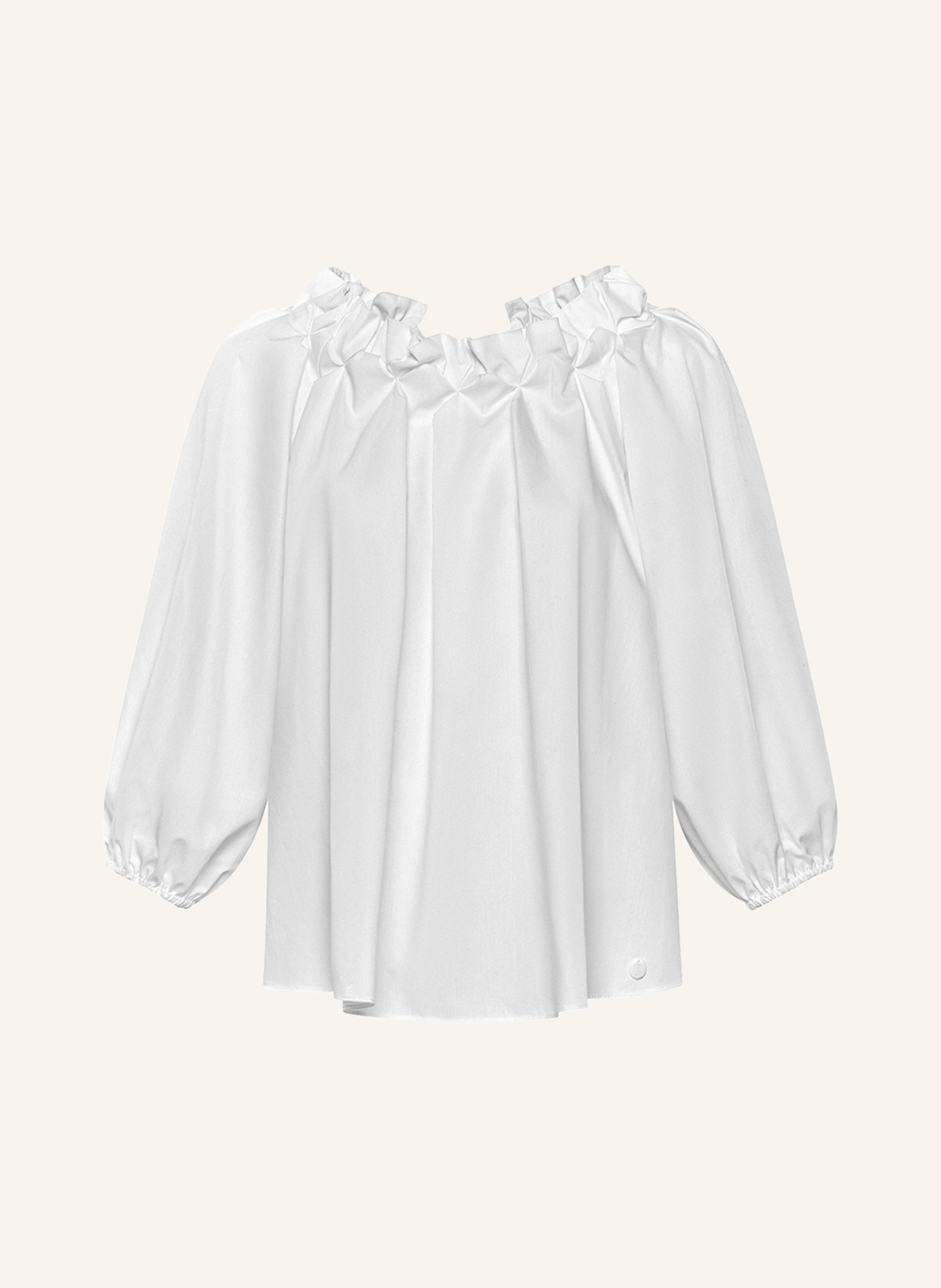 ARMARGENTUM Bluse NIEVES: WEISS