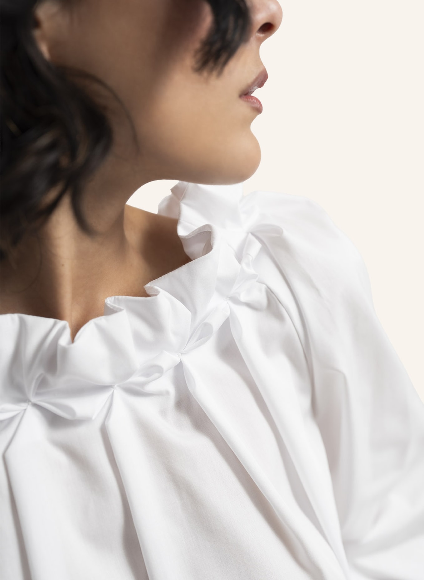 ARMARGENTUM Bluse NIEVES: WEISS