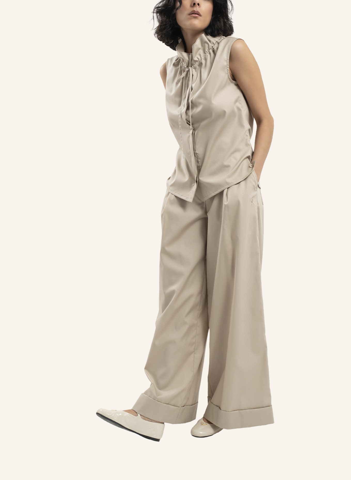 ARMARGENTUM Bluse ALLIUM: BEIGE