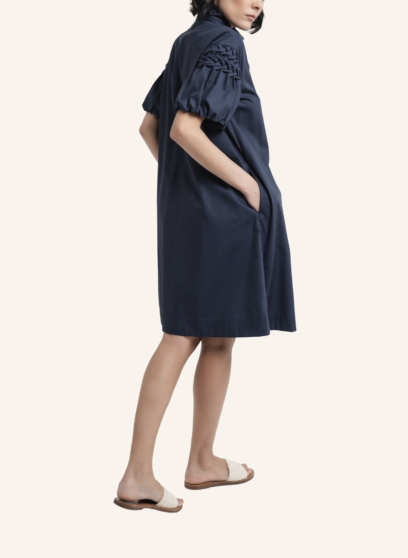 ARMARGENTUM Kleid MOJA: DUNKELBLAU