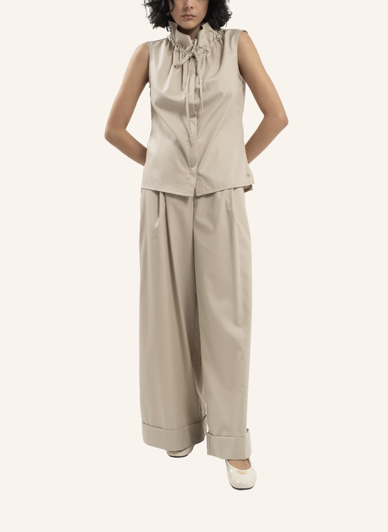 ARMARGENTUM Bluse ALLIUM: BEIGE