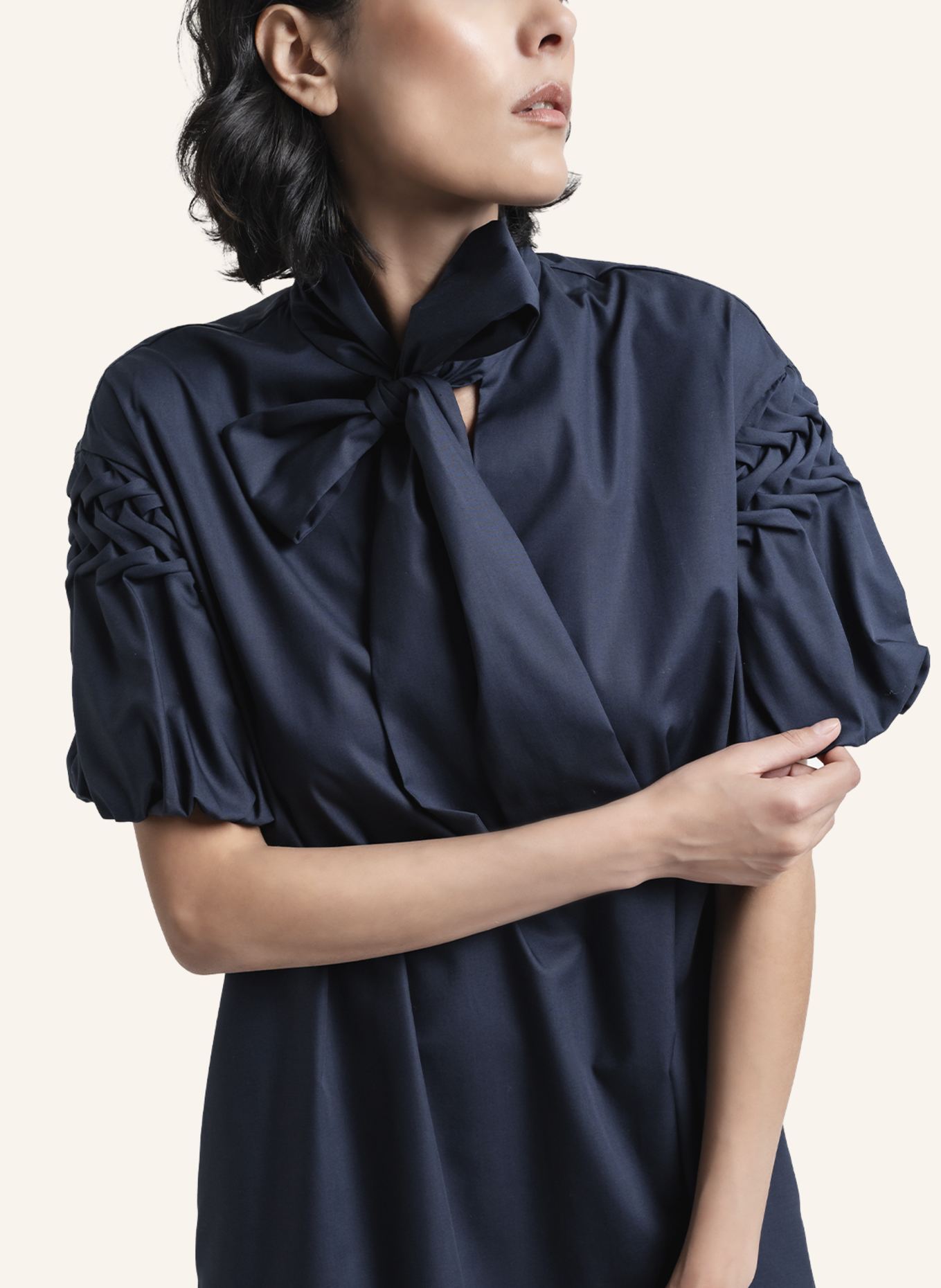 ARMARGENTUM Kleid MOJA: DUNKELBLAU