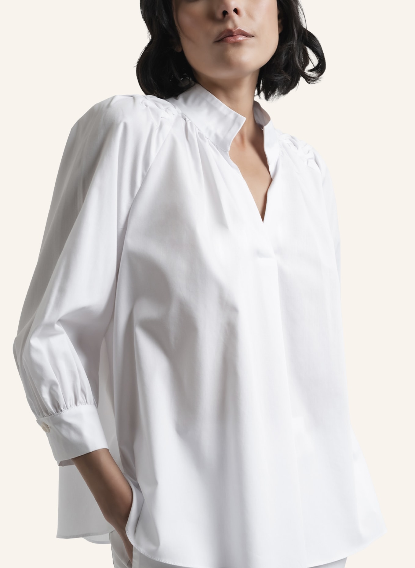 ARMARGENTUM Bluse MEDINA: WEISS
