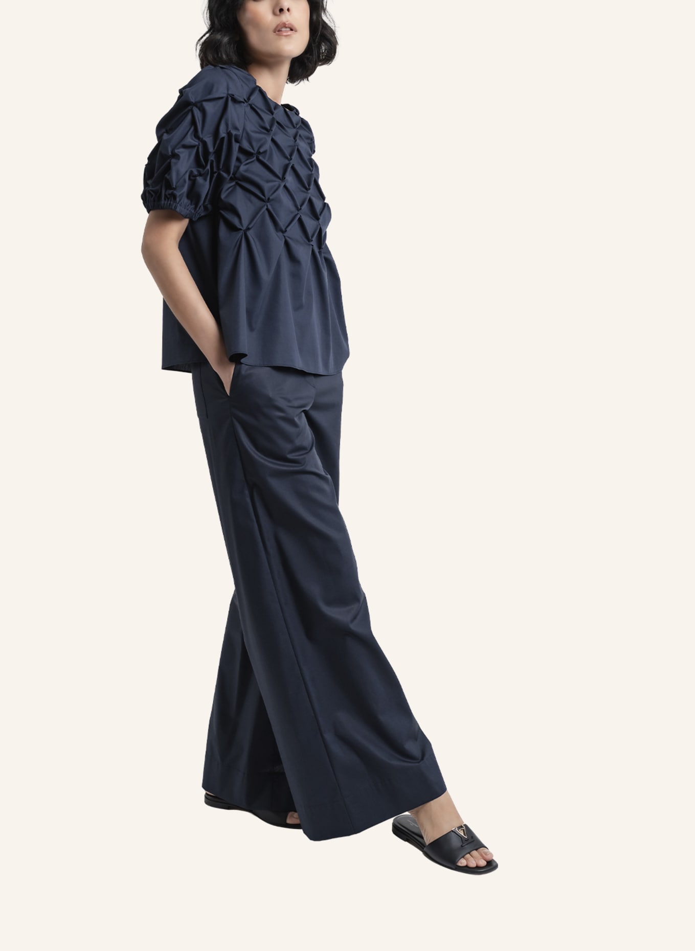 ARMARGENTUM Bluse AMBROSIA: DUNKELBLAU