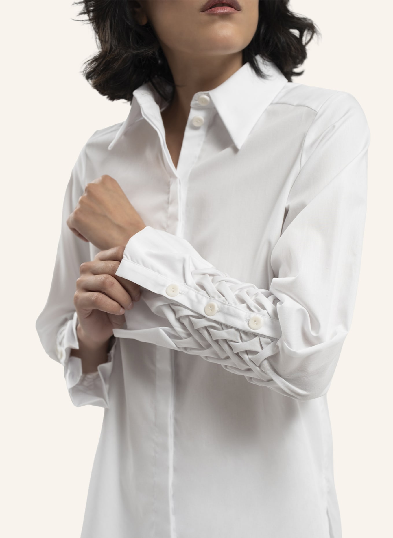 ARMARGENTUM Bluse MALOU: WEISS