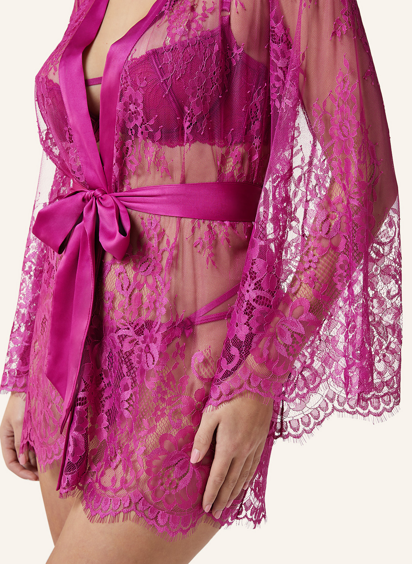 hunkemöller Kimono ISABELLE, Farbe: LILA (Bild 4)