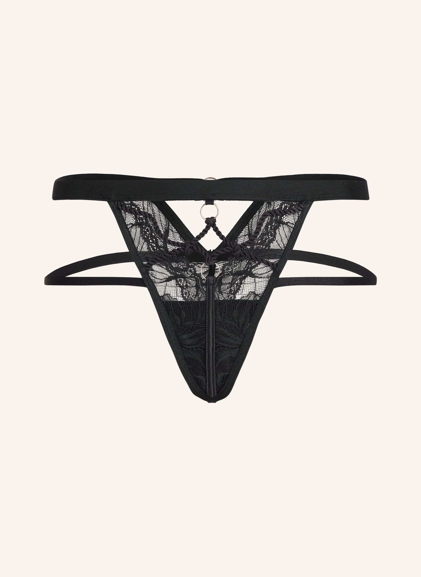 hunkemöller String BELLINI, Farbe: SCHWARZ (Bild 1)