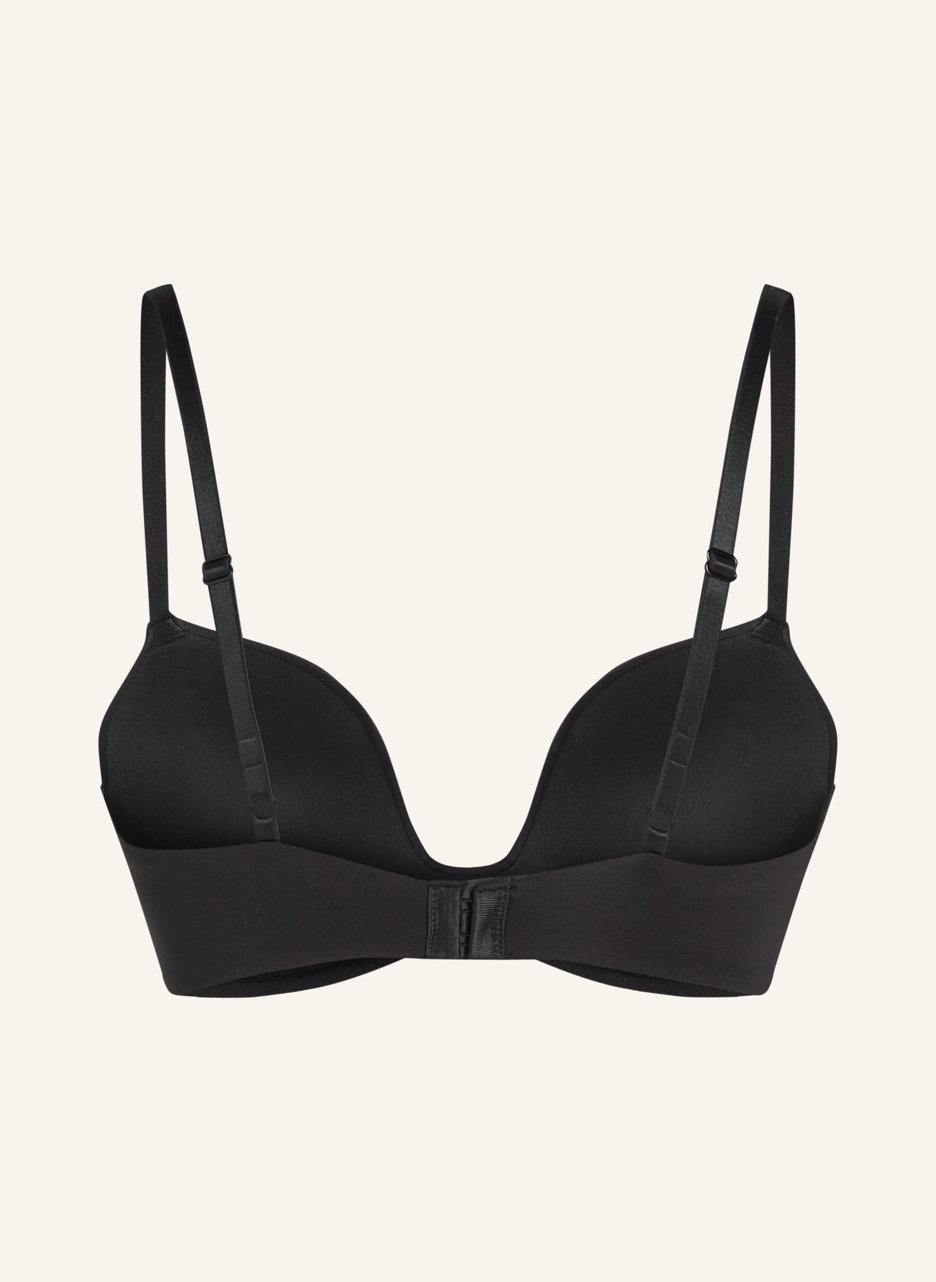 hunkemöller Push-Up-BH DEEP-V, Farbe: SCHWARZ (Bild 2)