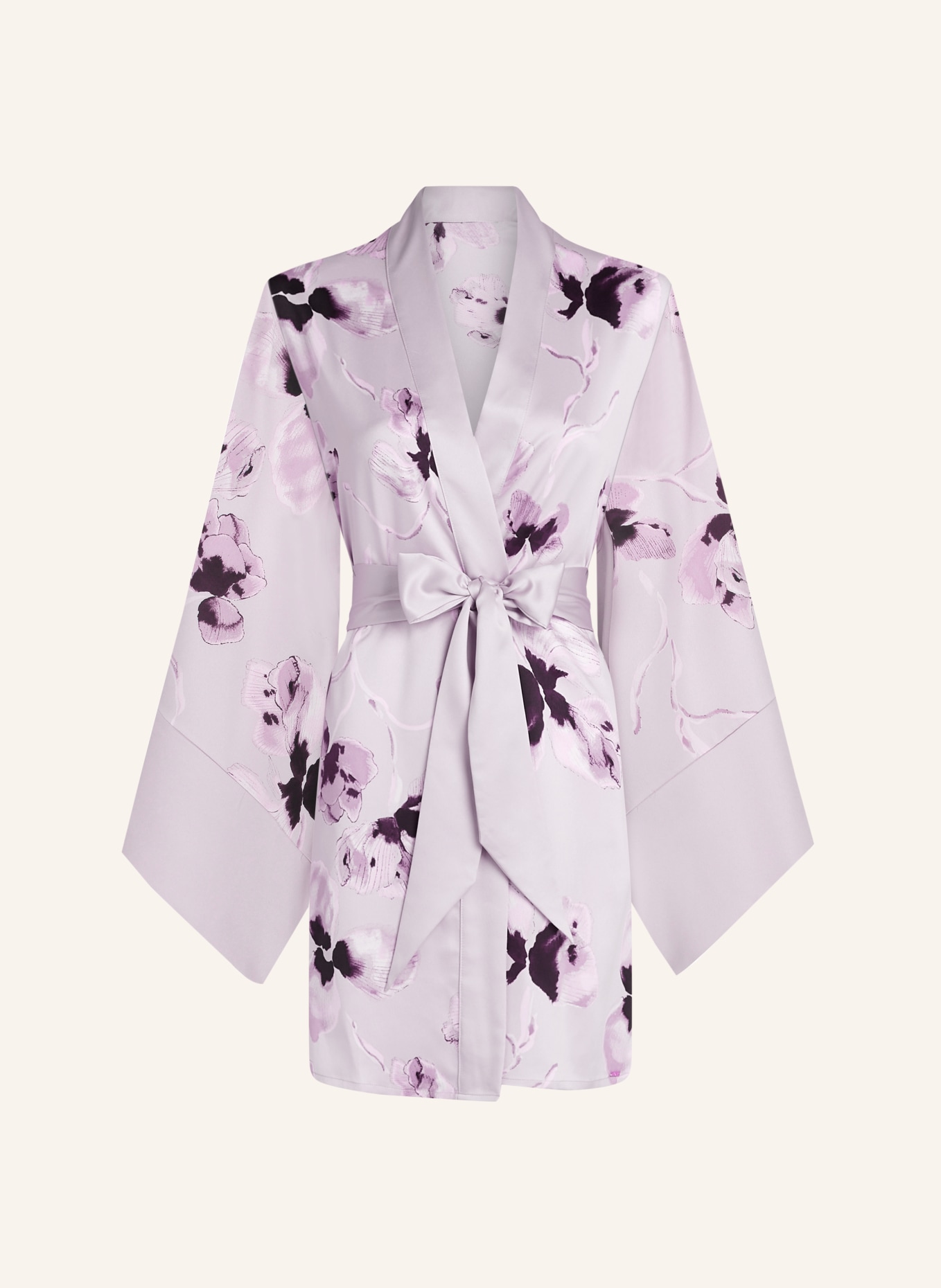 hunkemöller Kimono FLOWER, Farbe: LILA (Bild 1)