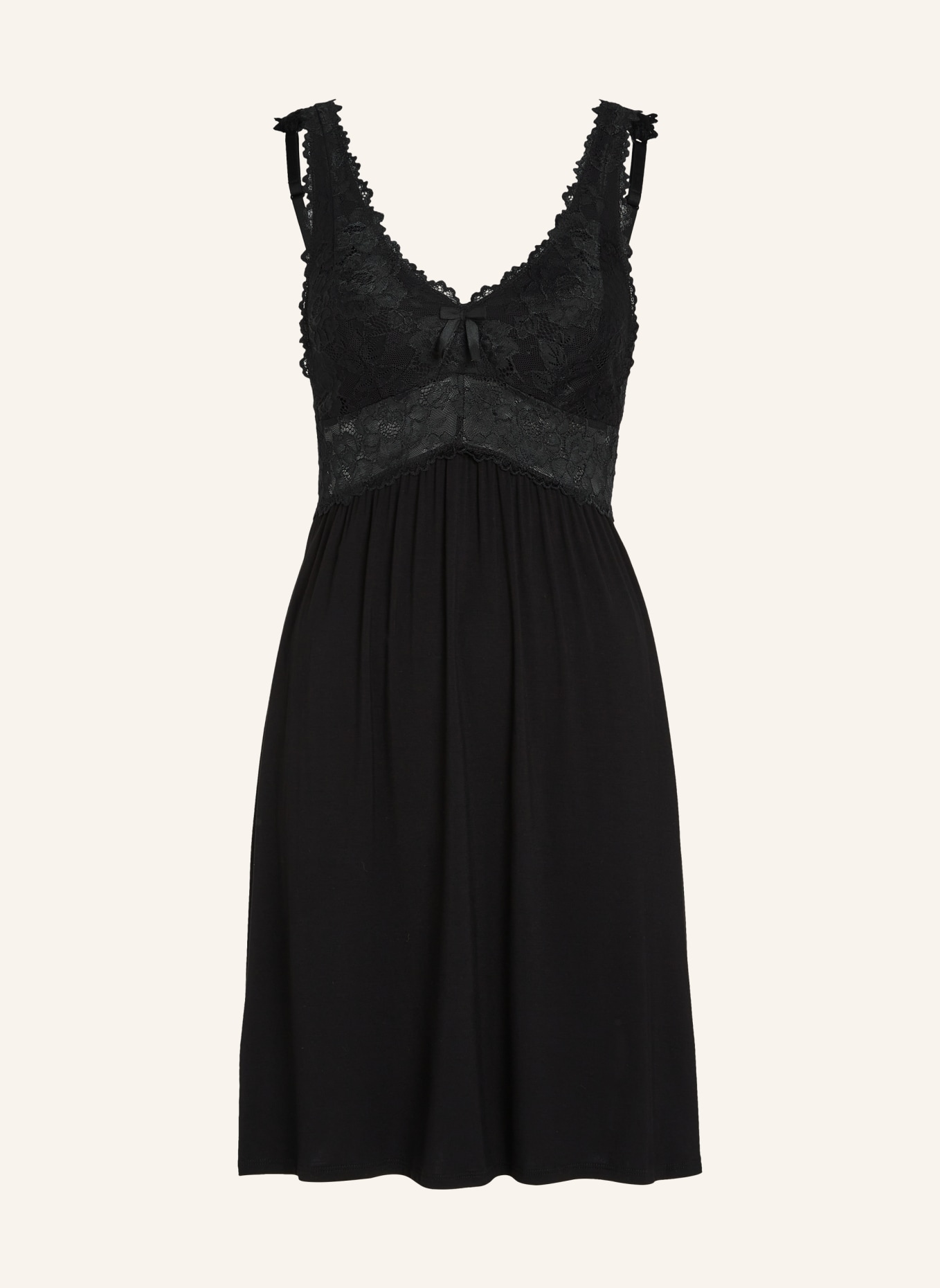 hunkemöller Slipdress NORA LACE, Farbe: SCHWARZ (Bild 1)