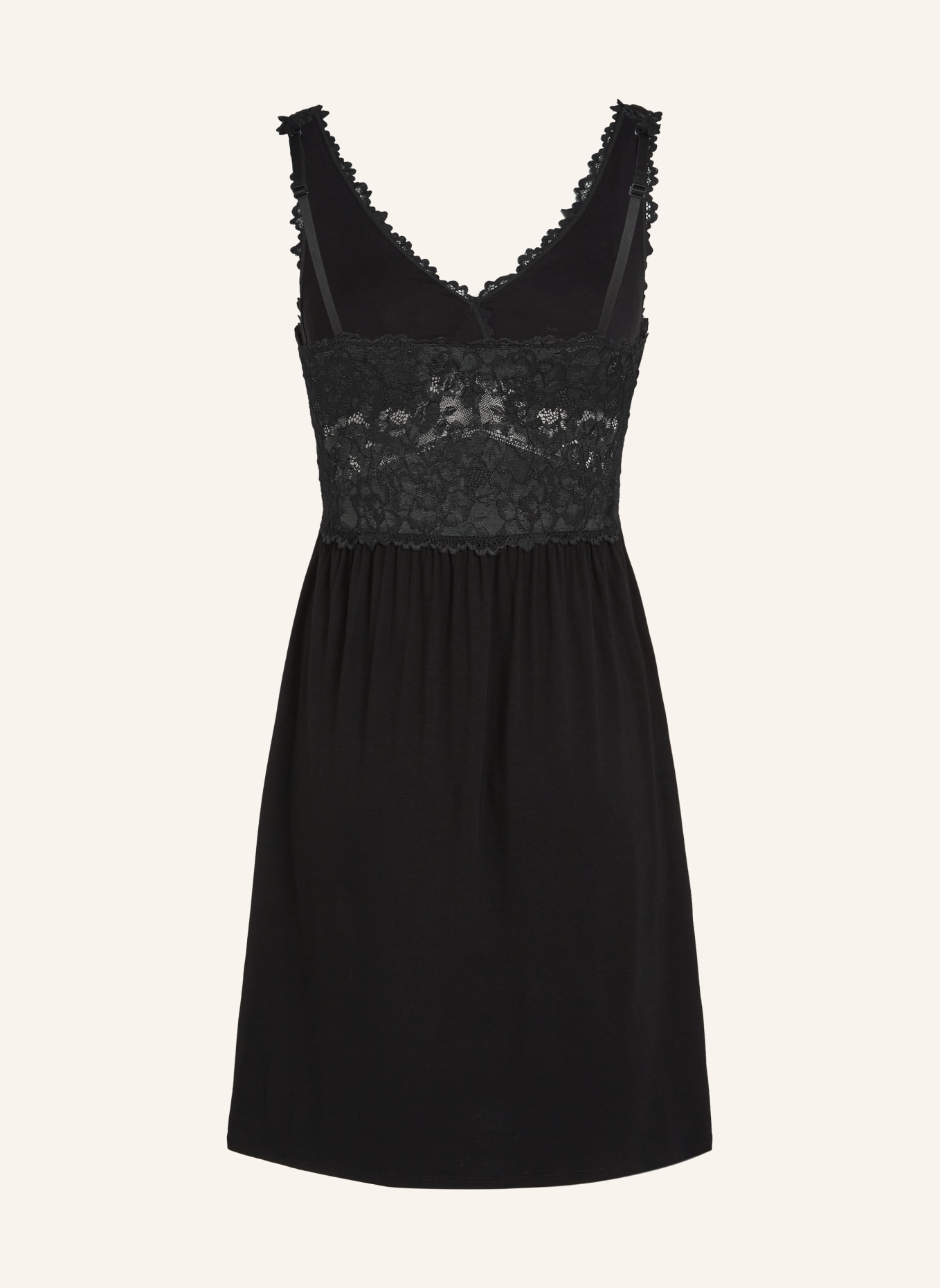 hunkemöller Slipdress NORA LACE, Farbe: SCHWARZ (Bild 2)