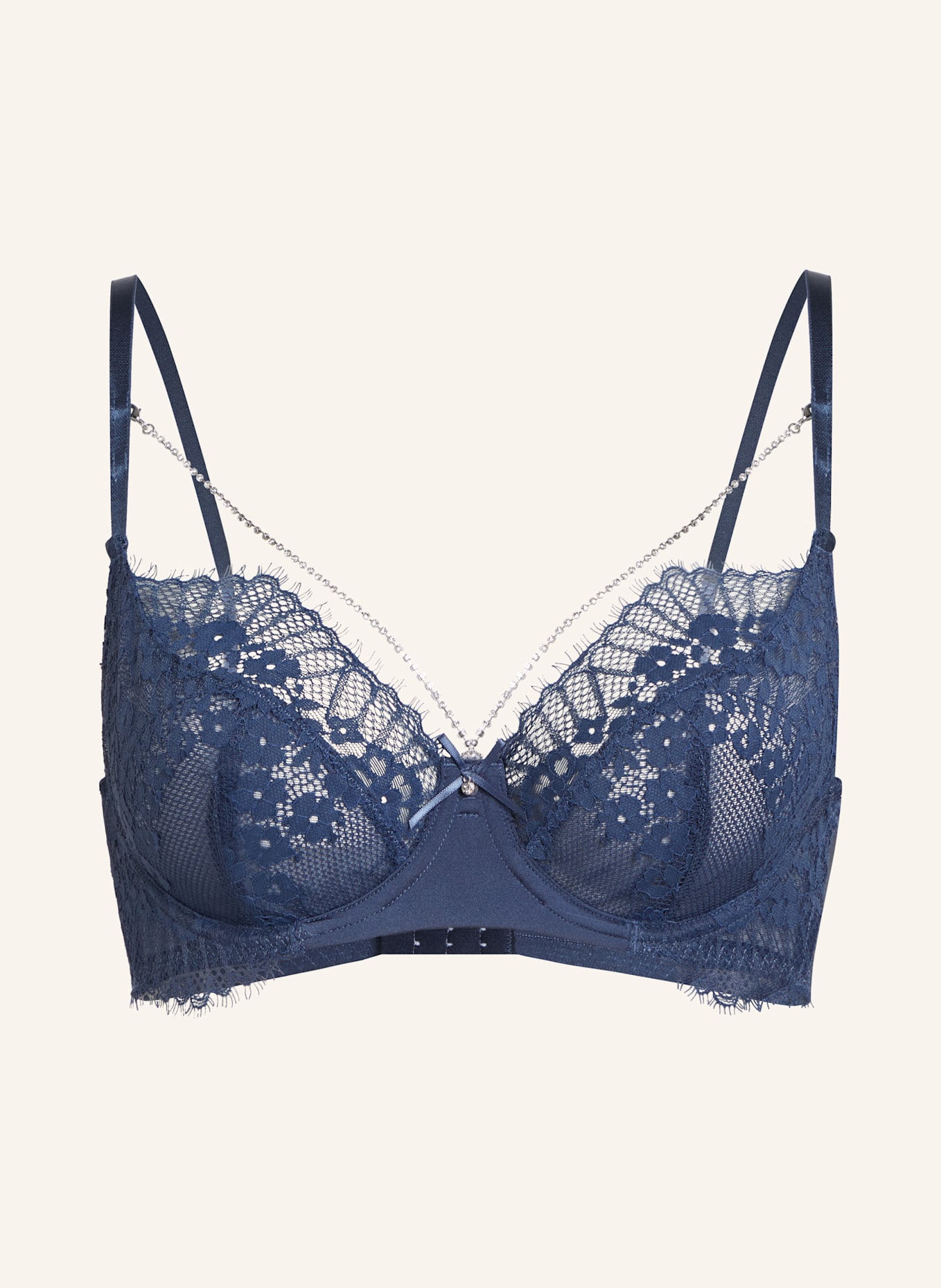 hunkemöller Bügel-BH PEARLENE, Farbe: BLAU (Bild 1)