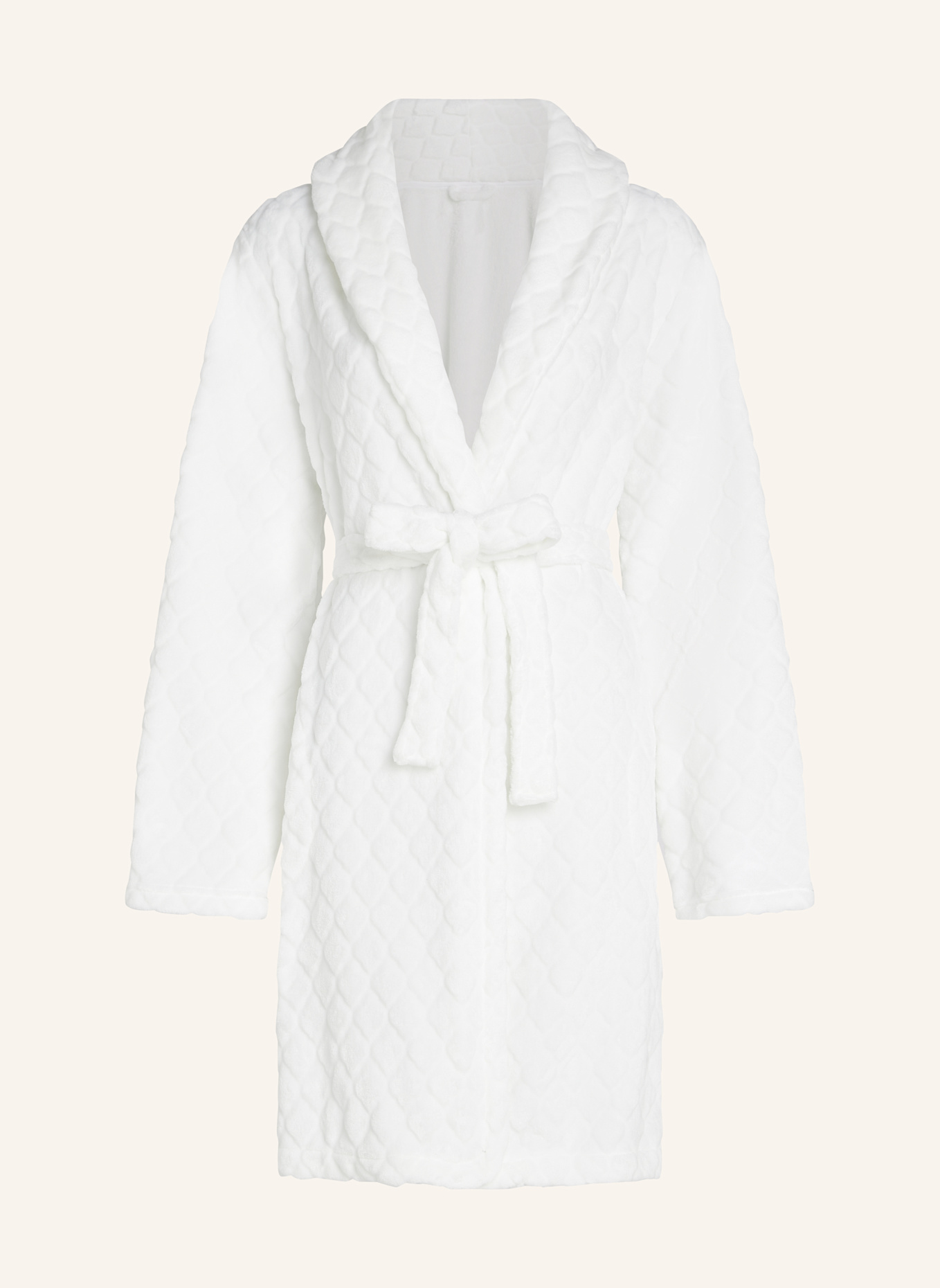 hunkemöller Bademantel FLEECE, Farbe: WEISS (Bild 1)