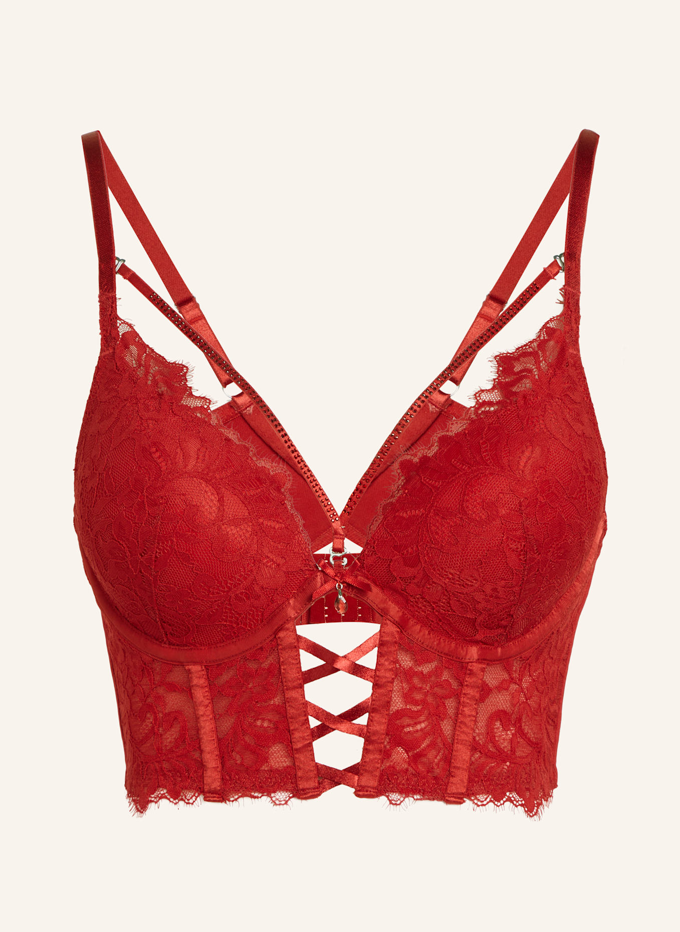 hunkemöller Bügel-BH CHARLOTTA, Farbe: ROT (Bild 1)