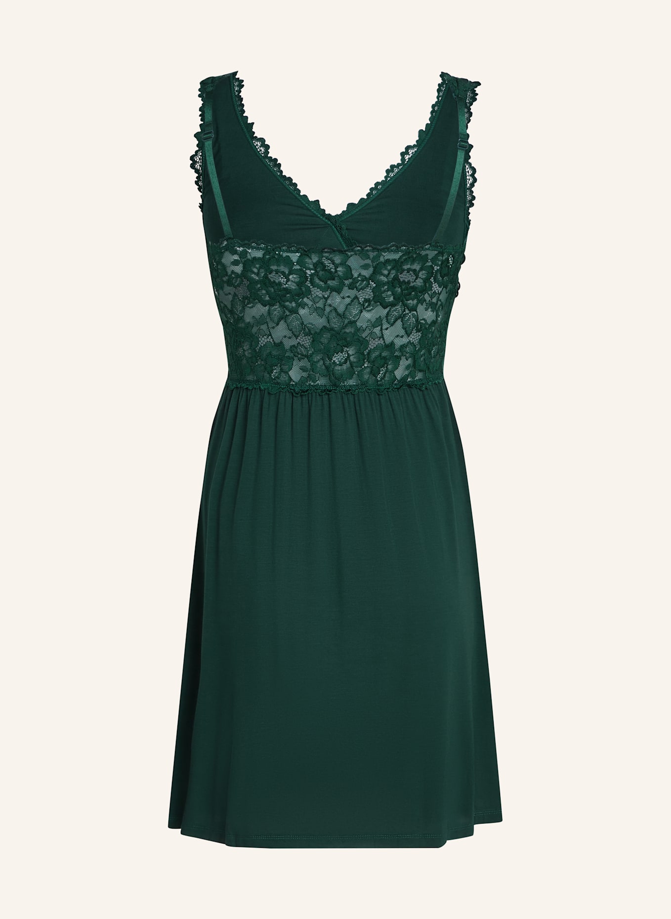 hunkemöller Slipdress NORA LACE, Farbe: GRÜN (Bild 2)