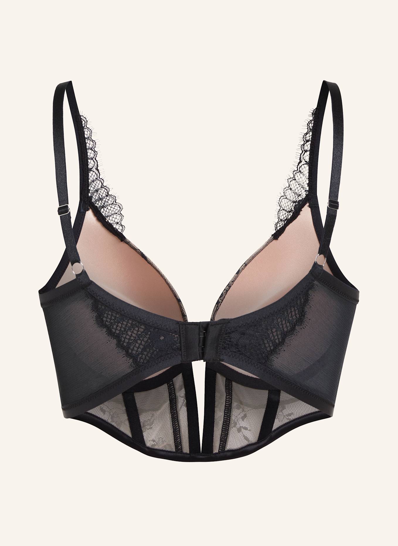 hunkemöller Push-Up-BH DAPHNE, Farbe: SCHWARZ (Bild 2)