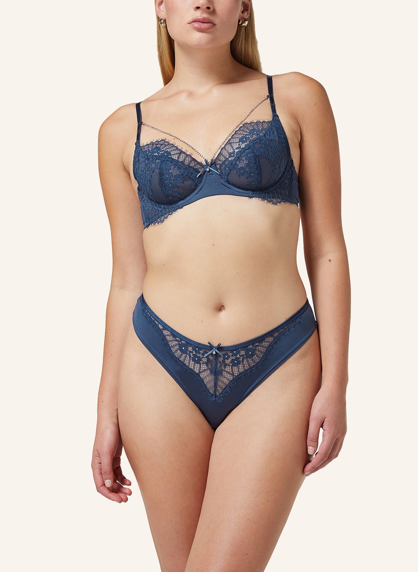 hunkemöller Bügel-BH PEARLENE, Farbe: BLAU (Bild 5)