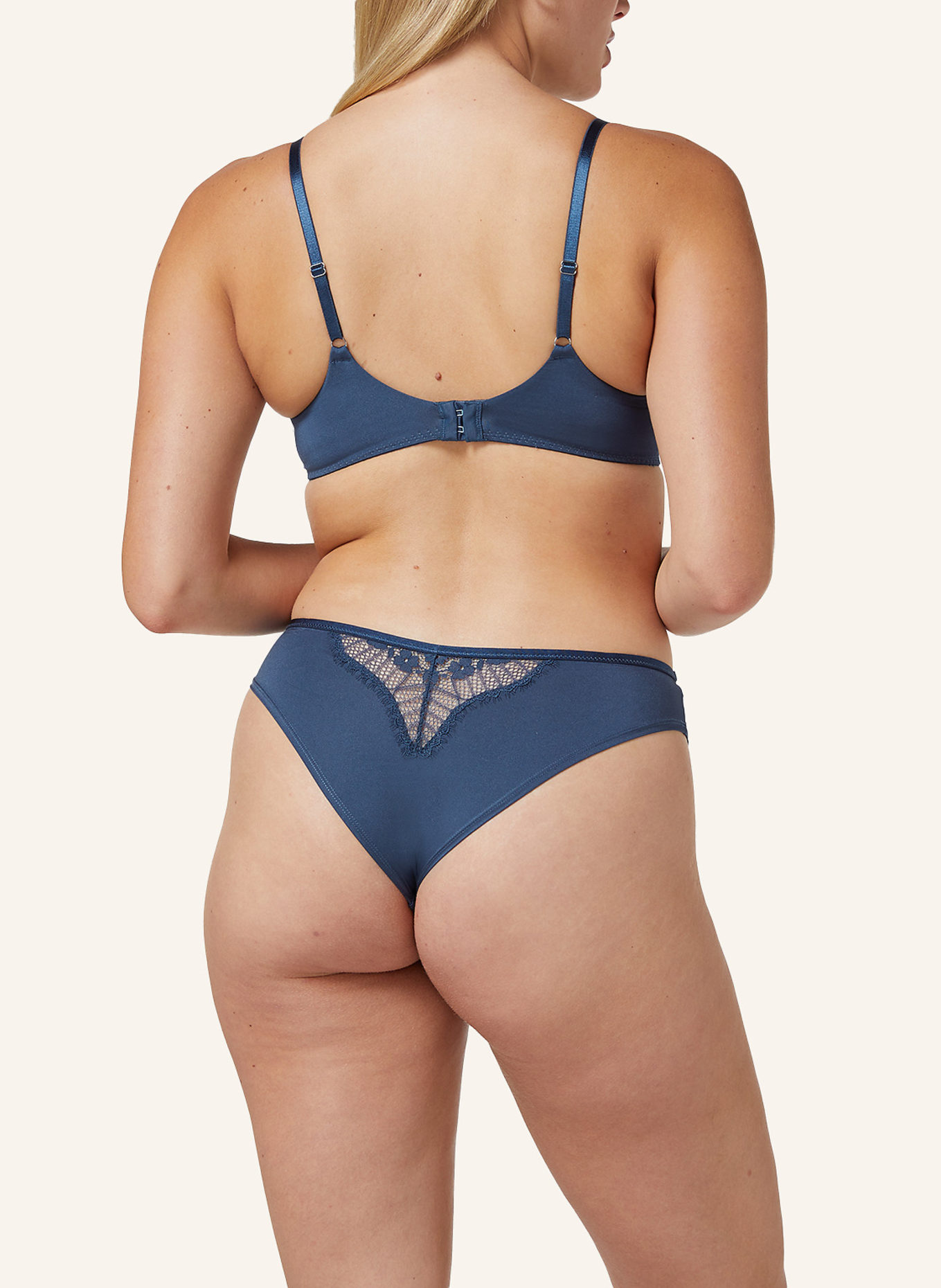 hunkemöller Bügel-BH PEARLENE, Farbe: BLAU (Bild 3)