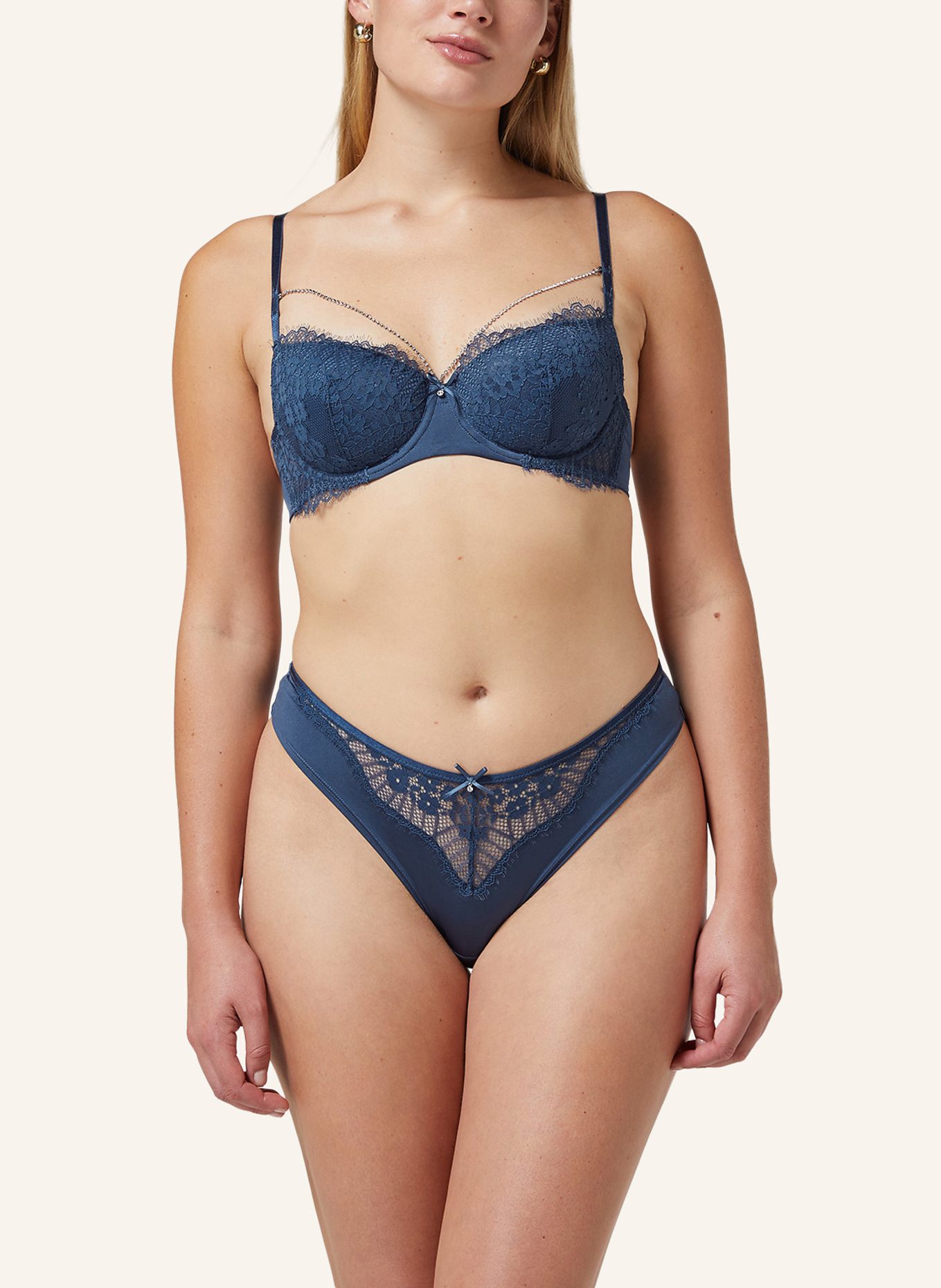 hunkemöller Bügel-BH PEARLENE, Farbe: BLAU (Bild 5)