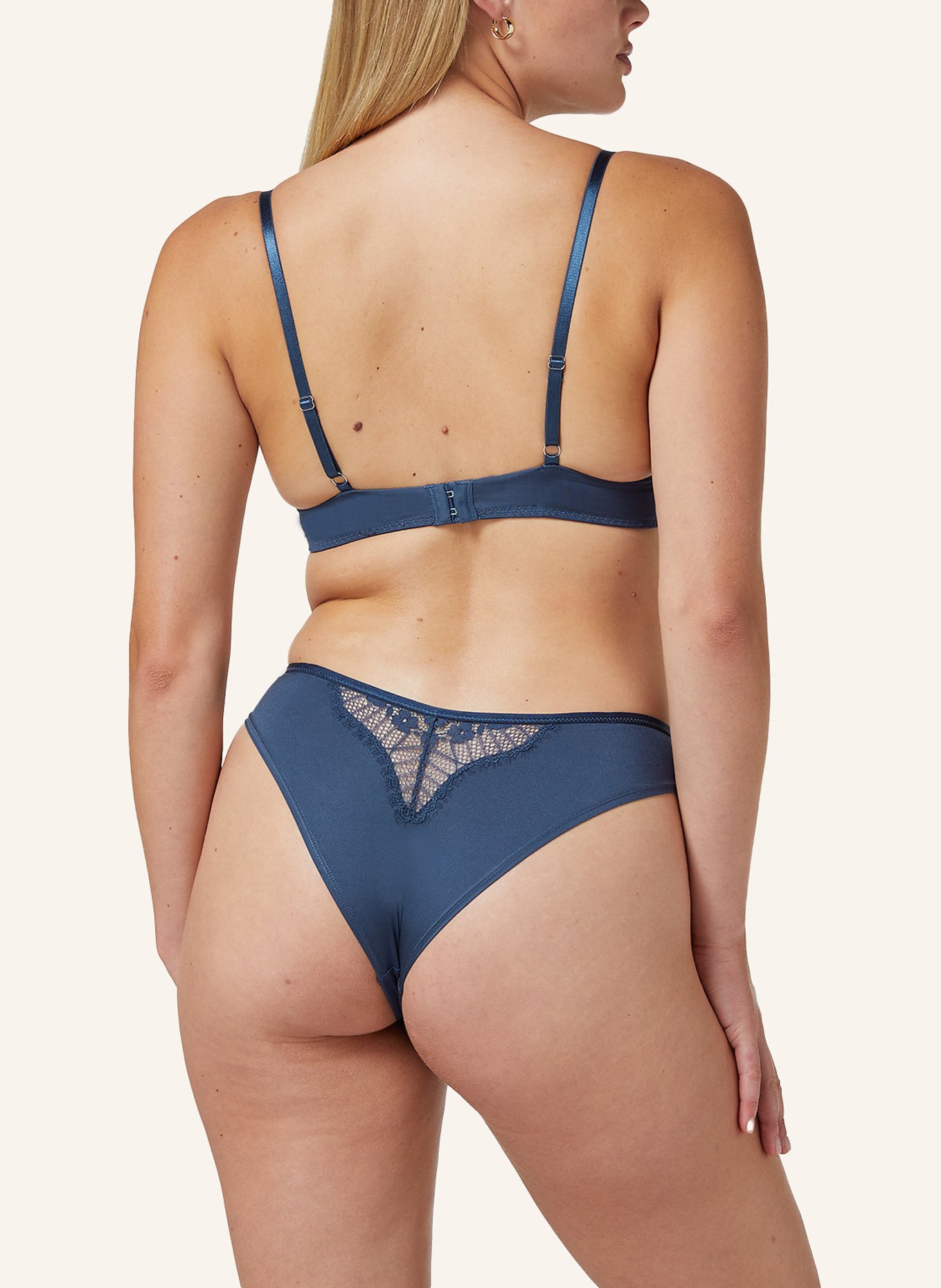 hunkemöller Bügel-BH PEARLENE, Farbe: BLAU (Bild 3)