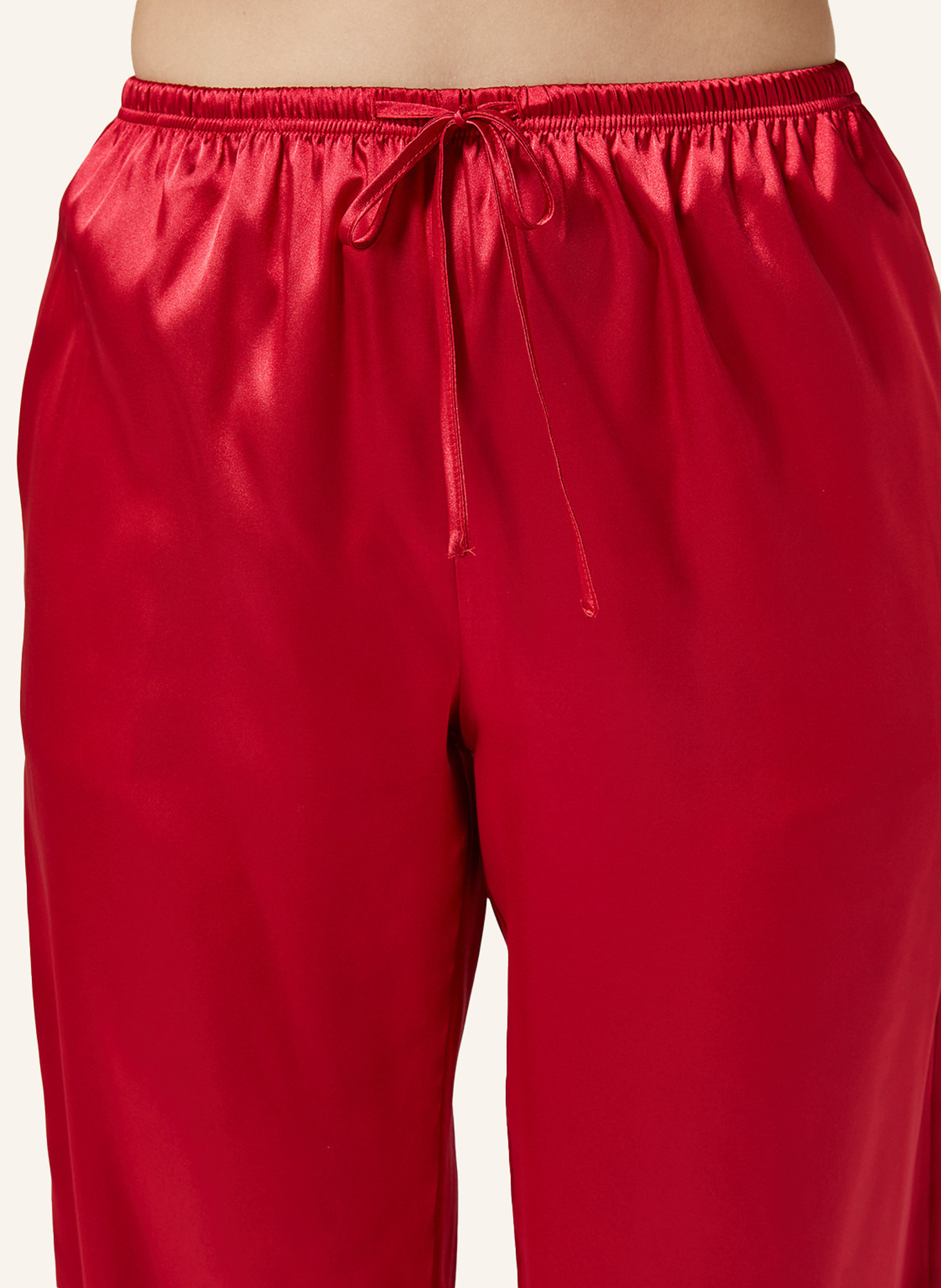 hunkemöller Schlafhose SATIN, Farbe: ROT (Bild 4)