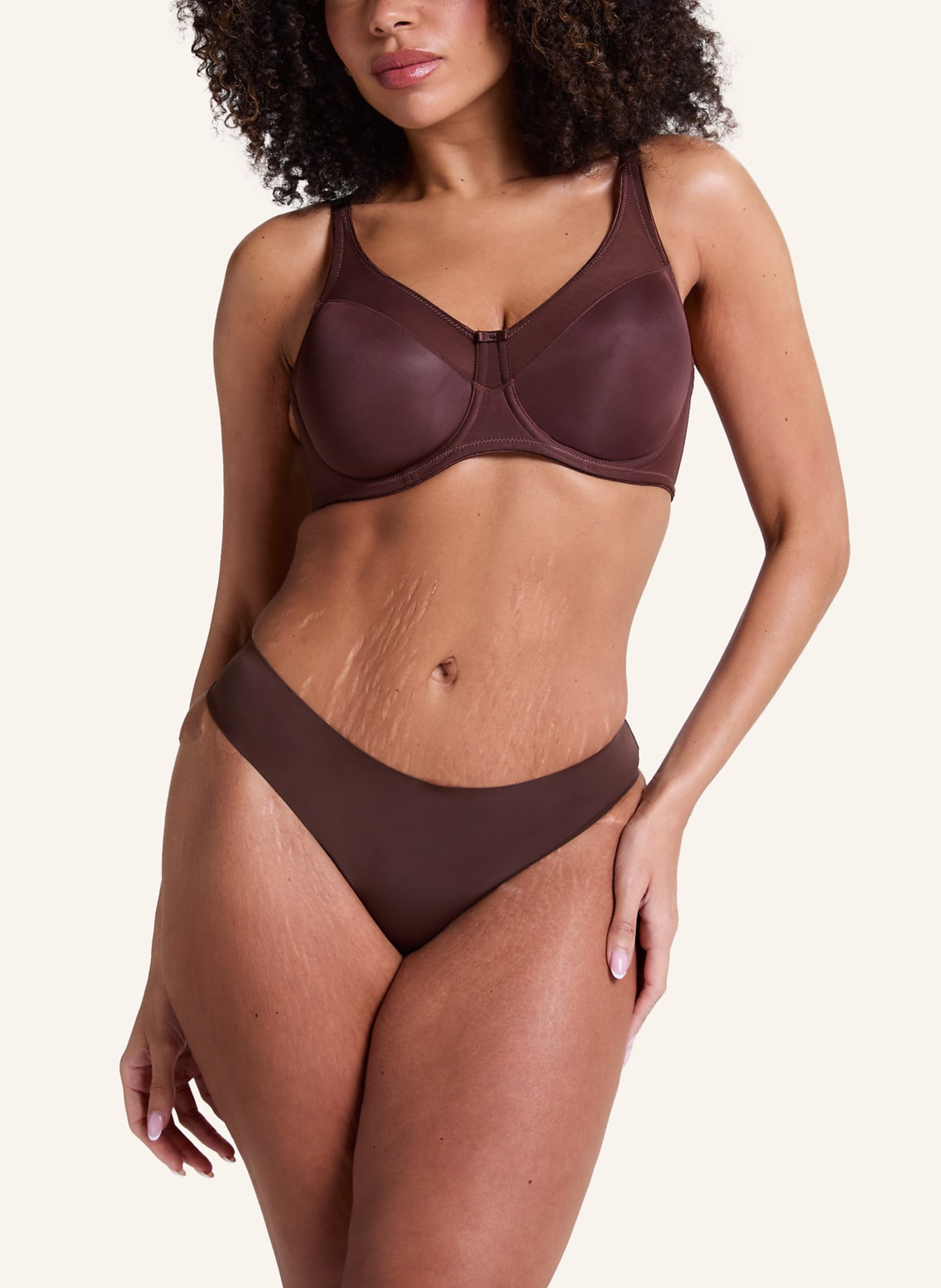 hunkemöller Bügel-BH NINA MINIMIZER: BRAUN