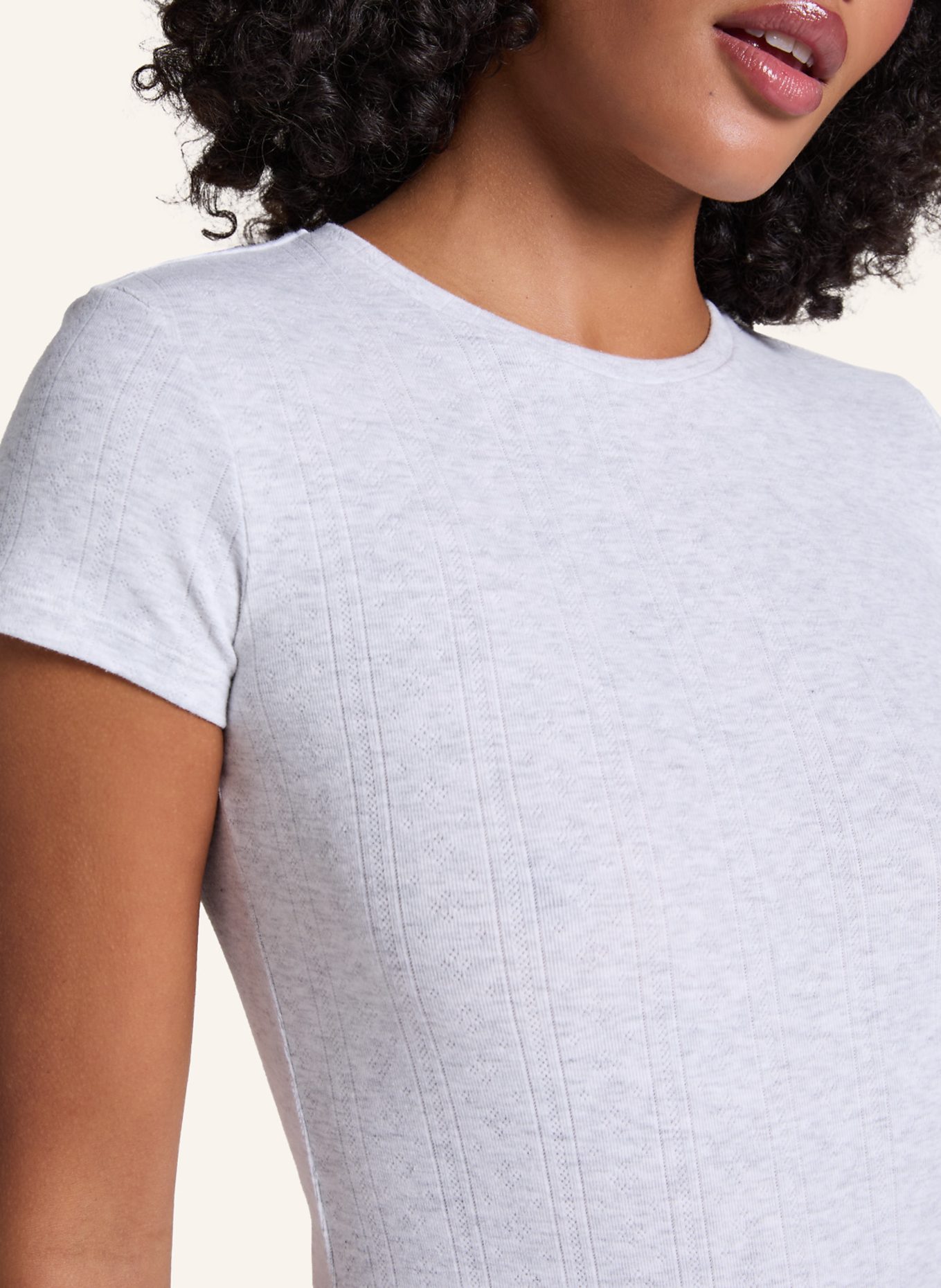 hunkemöller Top POINTELLE: GRAU