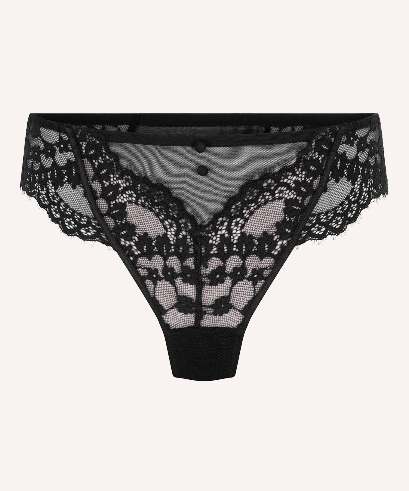 hunkemöller String DAISY: SCHWARZ