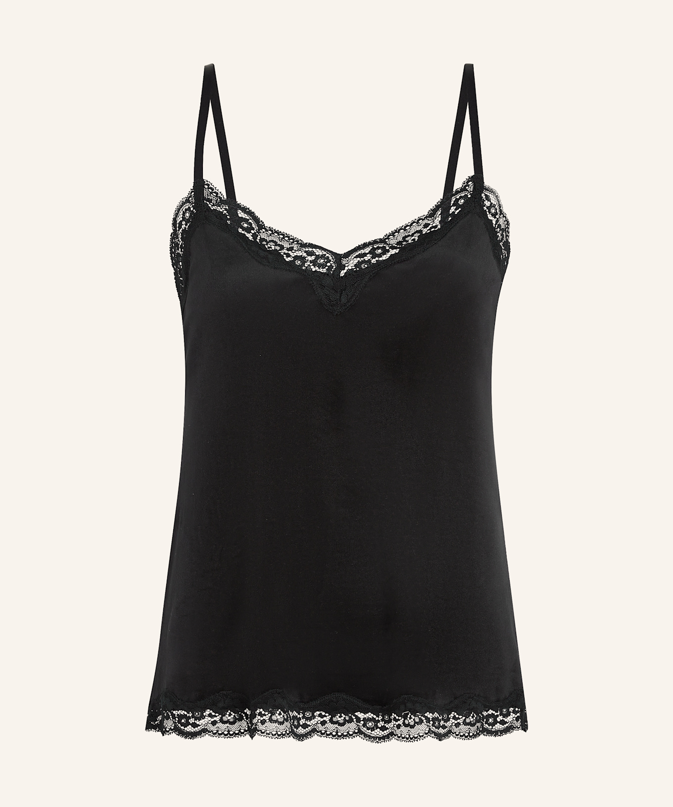 hunkemöller Schlafshirt CAMI: SCHWARZ