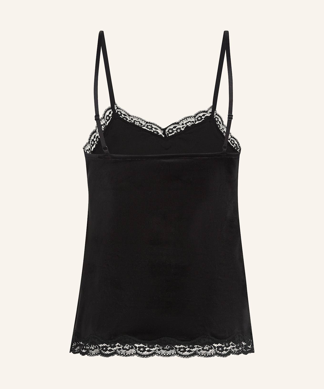 hunkemöller Schlafshirt CAMI: SCHWARZ
