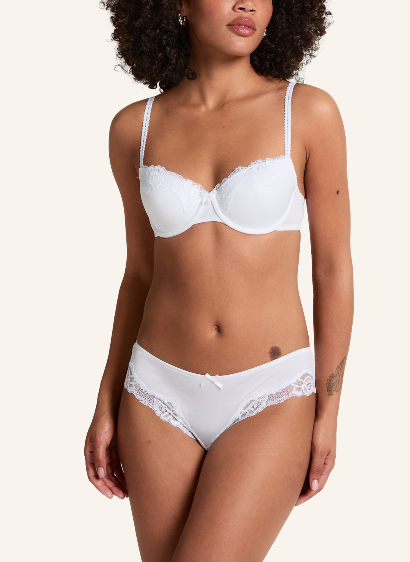 hunkemöller Slip SECRET LACE: WEISS